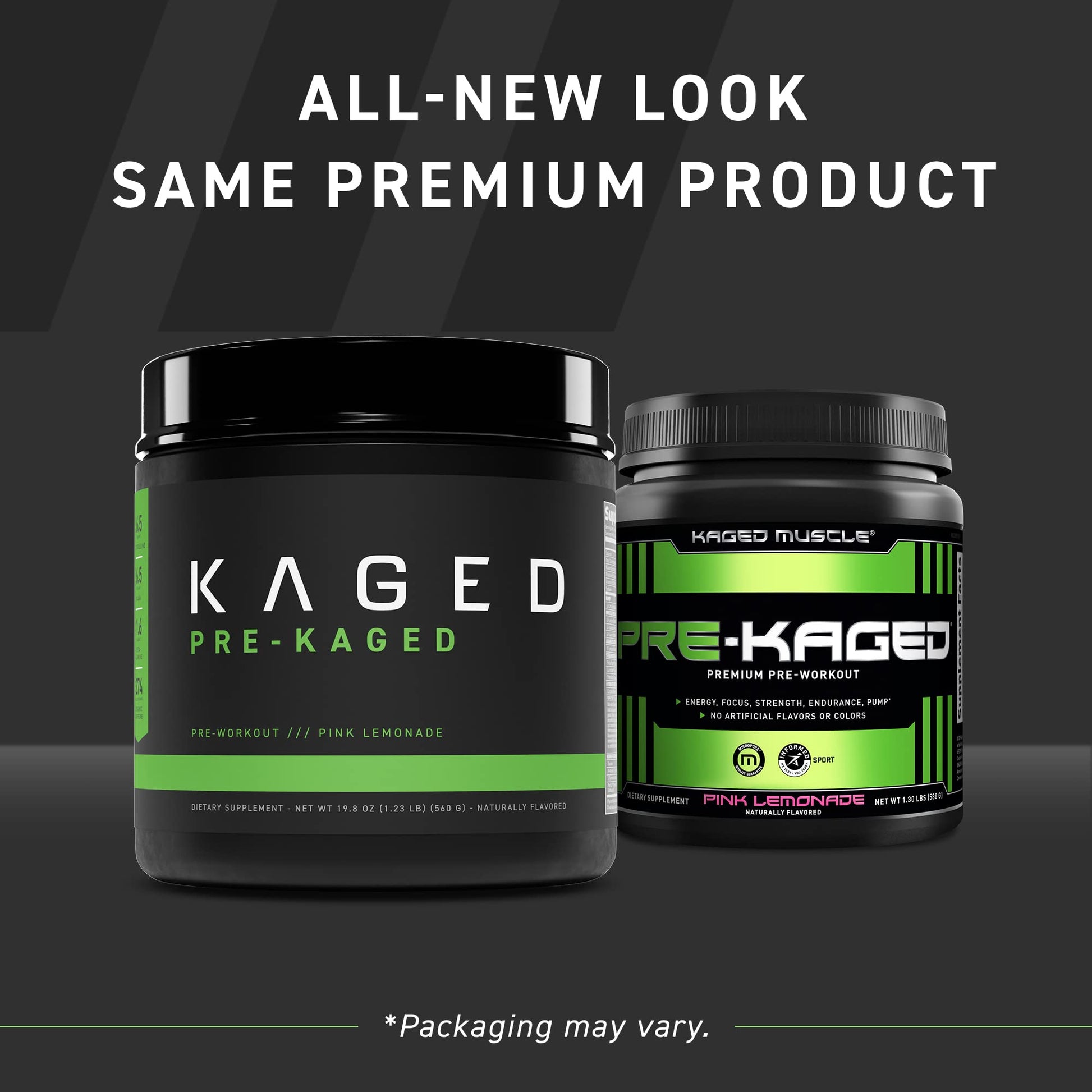Kaged Original Pre Workout Powder | Berry Blast | Pre-Kaged | Formulated with Creatine Kaged
