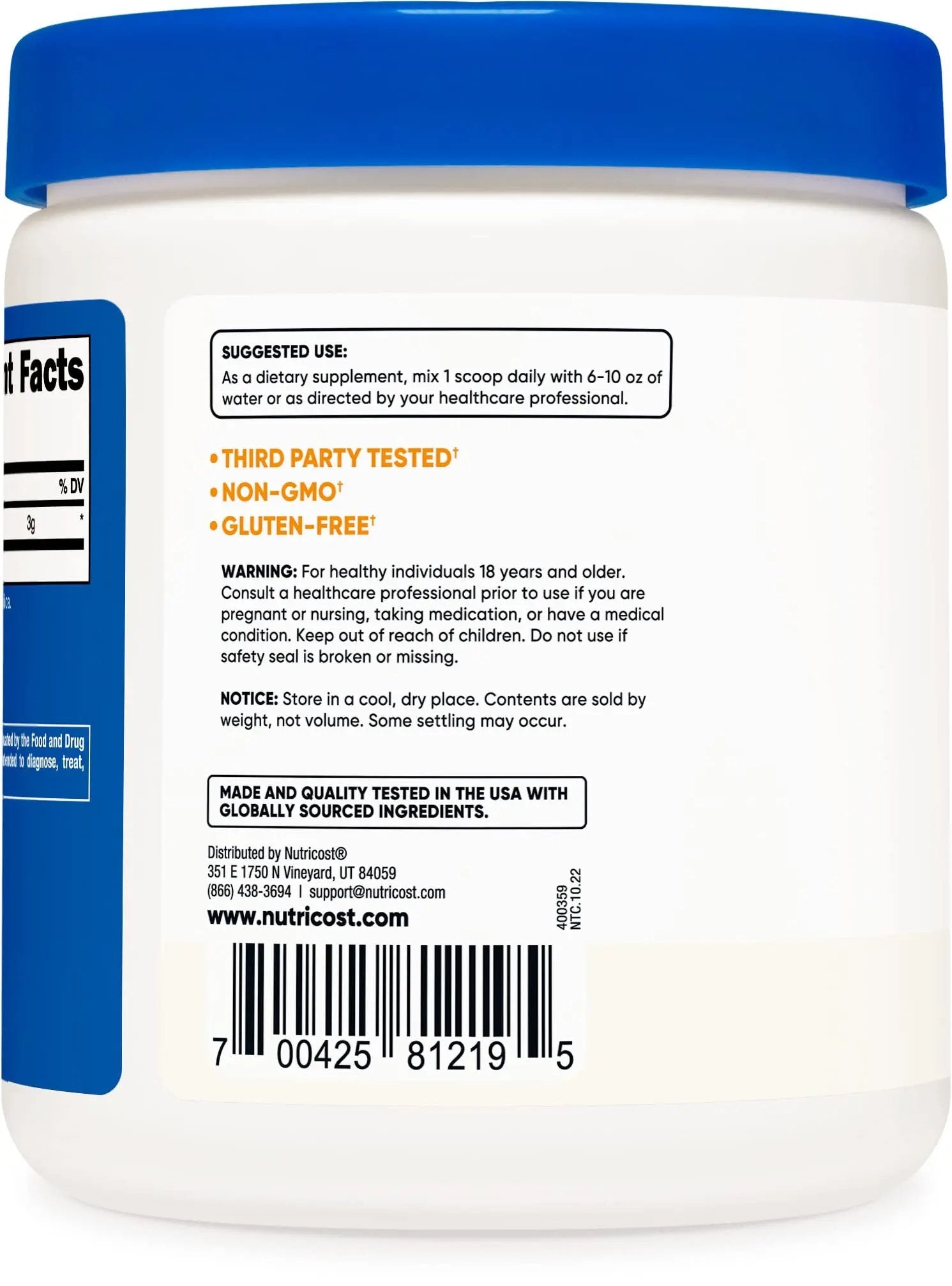 Nutricost L-Citrulline Malate 300G (2 Pack) - Pure L-Citrulline Powder, 3000mg Per Serving - L-Citrulline Malate