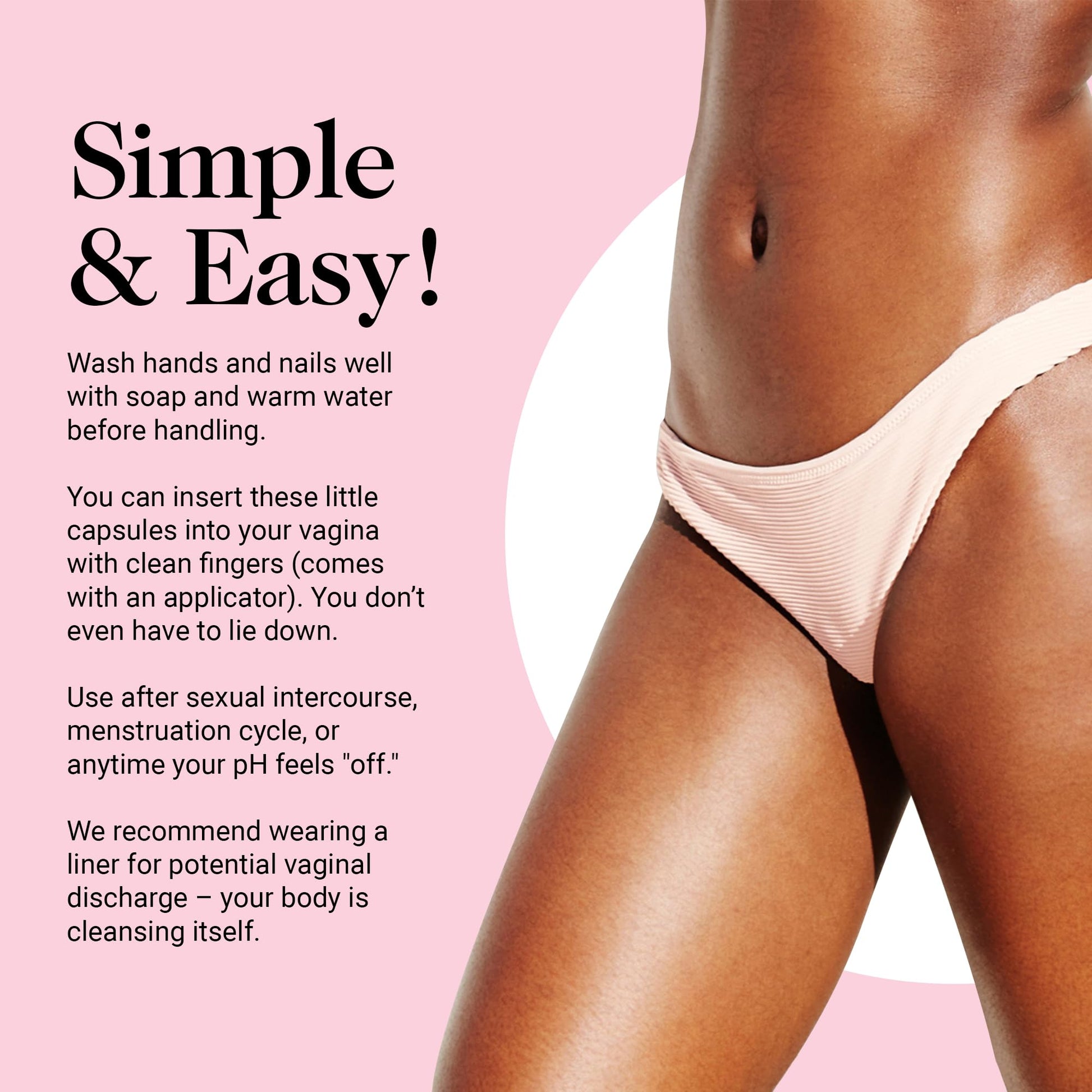 Kushae Boric Acid Suppositories with Applicator, All-Natural Boric Acid Suppositories for Women Kushae