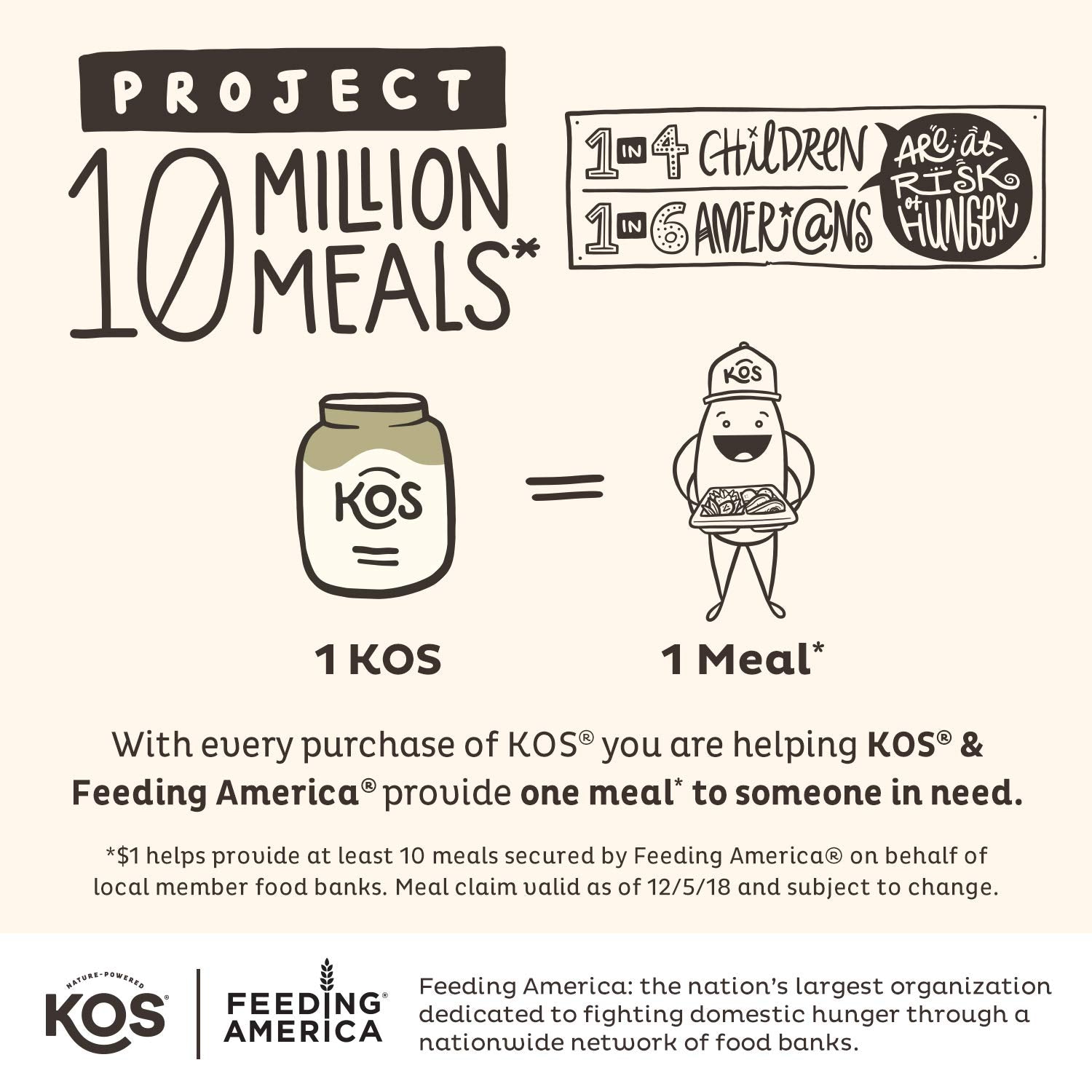 KOS Vegan Protein Powder Erythritol Free, Vanilla USDA Organic - Pea Protein Blend KOS