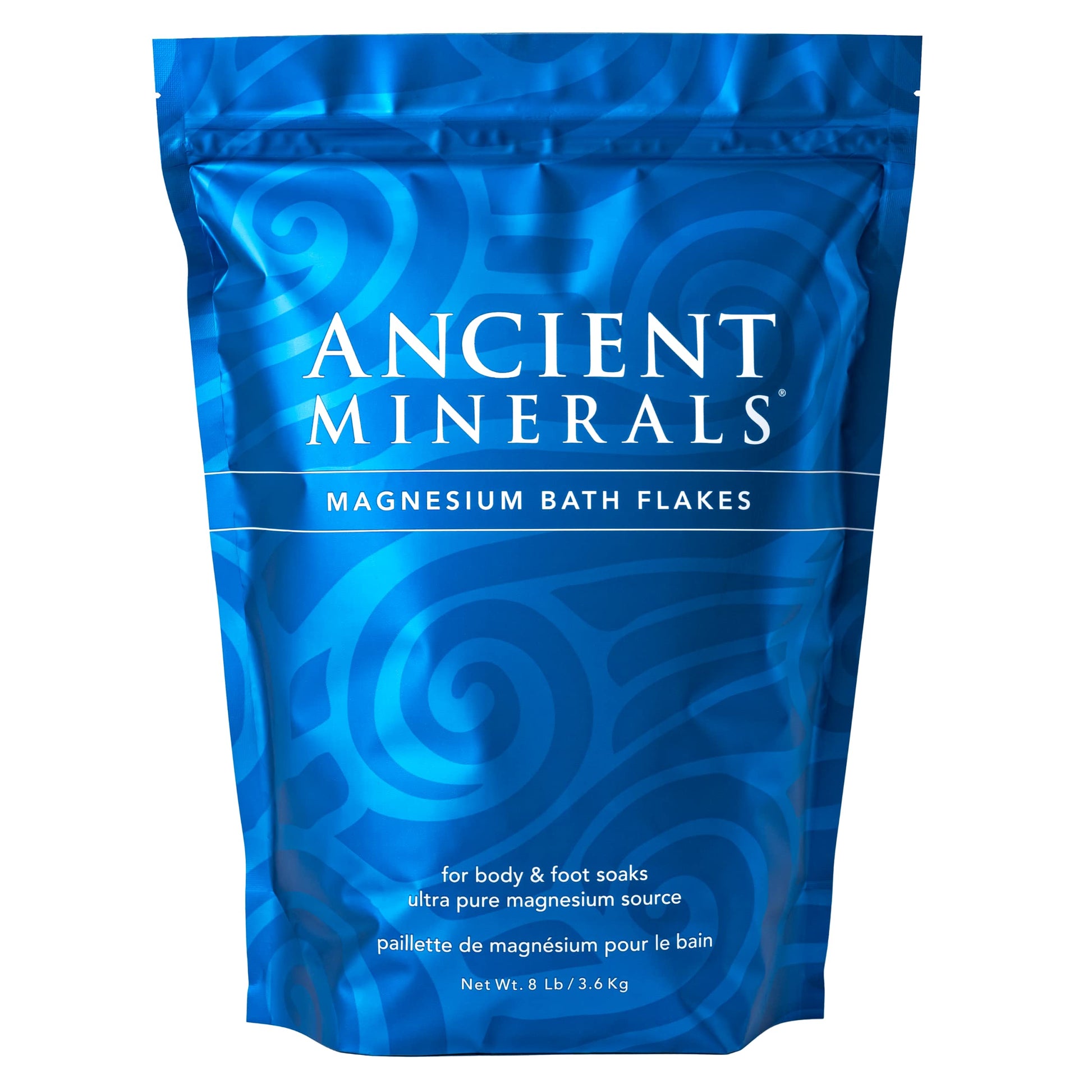 Ancient Minerals Magnesium Bath Flakes - Bathing Alternative to Epsom Salt - Soak