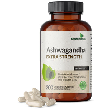 Futurebiotics Ashwagandha Extra Strength Stress & Mood Support with BioPerine