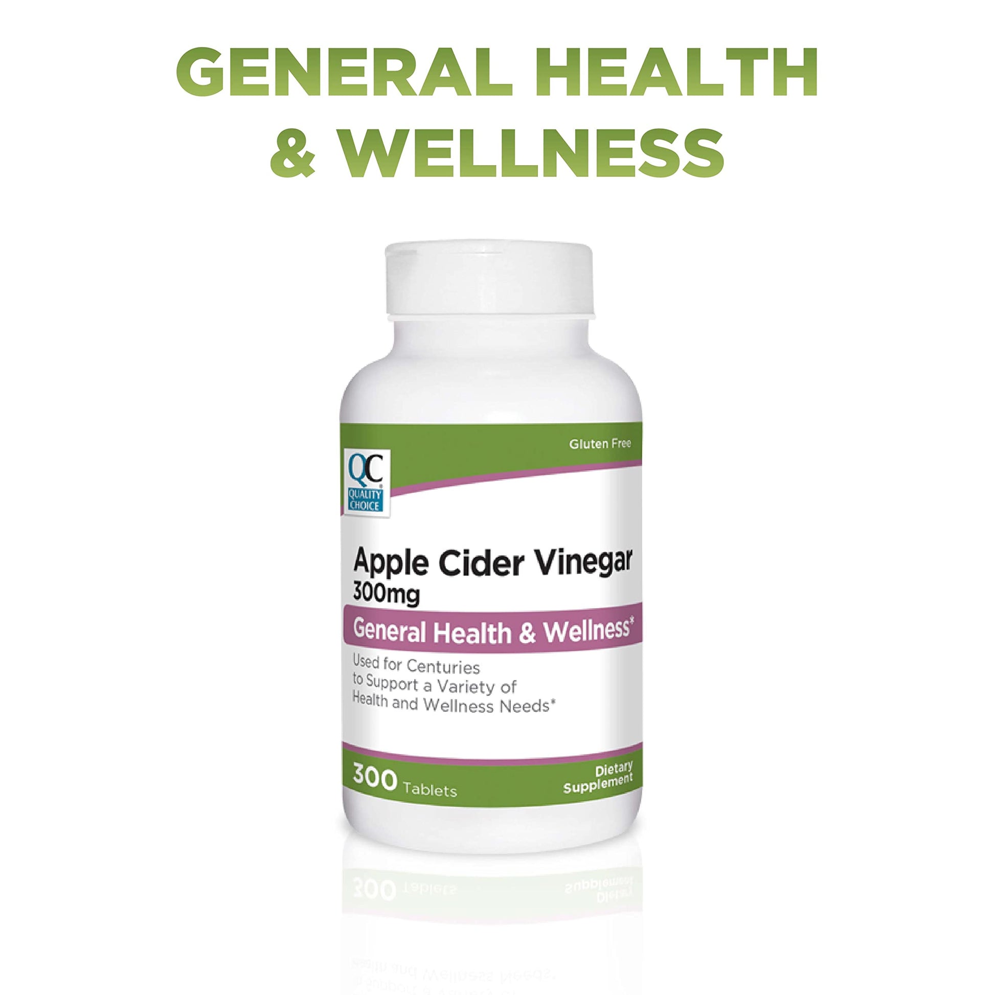 Quality Choice Apple Cider Vinegar 300 mg - General Health and Wellness - Dietary Supp Quality Choice