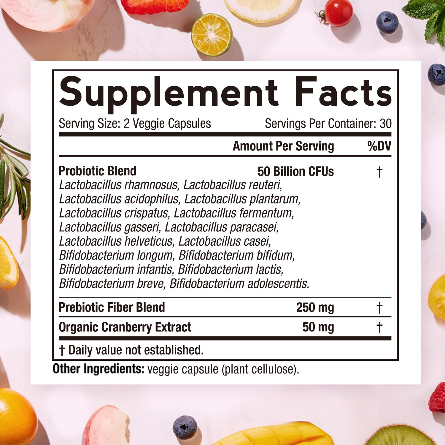 Doctor's Recipes Women's Probiotics, 50 Billion CFU 16 Strains, with Organic Prebiotics Doctor's Recipes