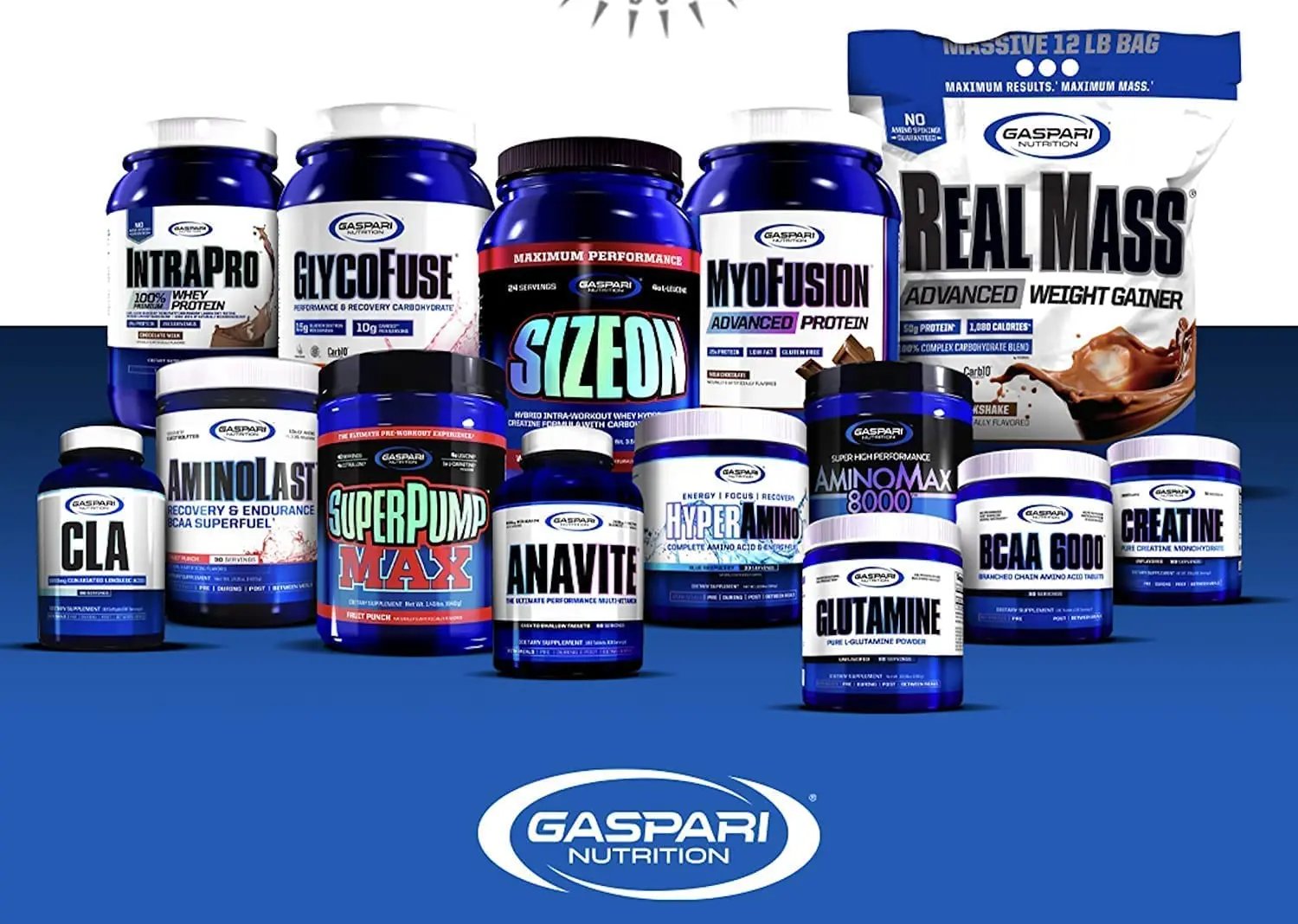 Gaspari Nutrition SuperPump Max Blue Raspberry Ice - 1.41 lbs