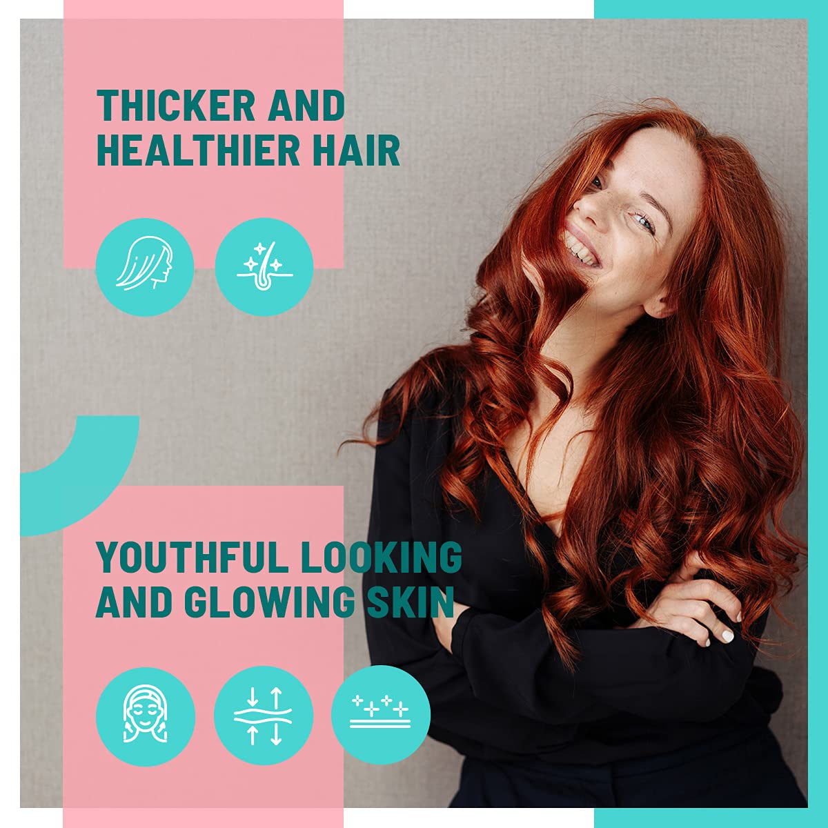 Advanced Collagen Generator with Vitamin C, BIOSIL Supplement for Women - Supports Healthy Hair BioSil