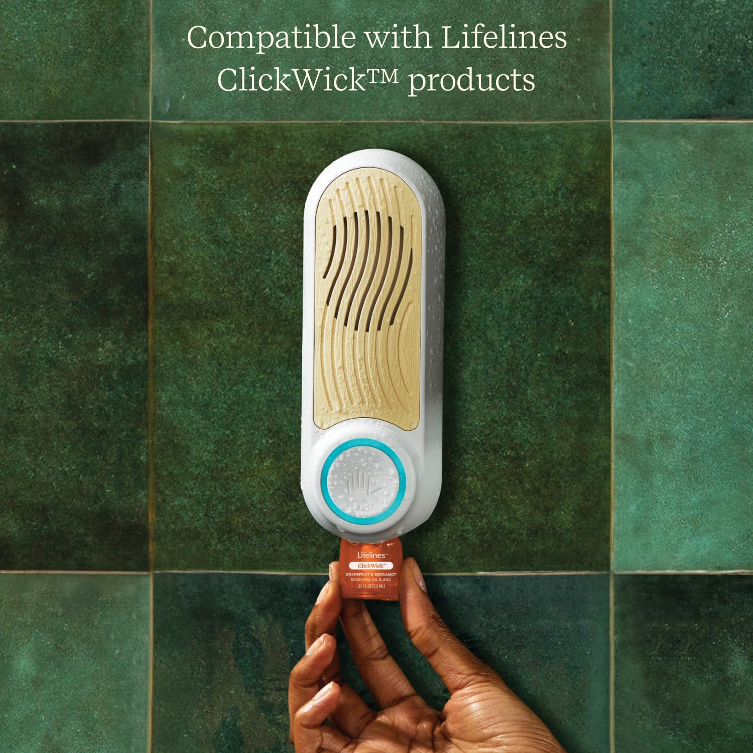 Lifelines ClickWick Essential Oil Blend 2-Pack: in Bloom and Citrus Grove, for Lifelines ClickWick Essential