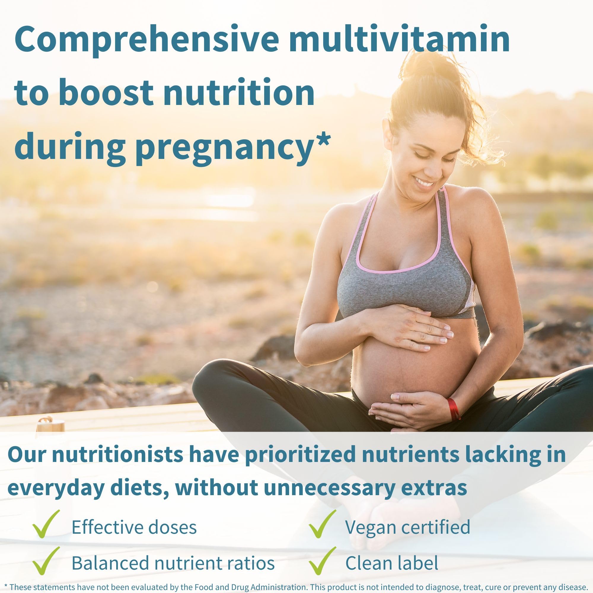 High Absorption Methylated Prenatal Multivitamin, Clean Label with Gentle Iron and Folic Acid
