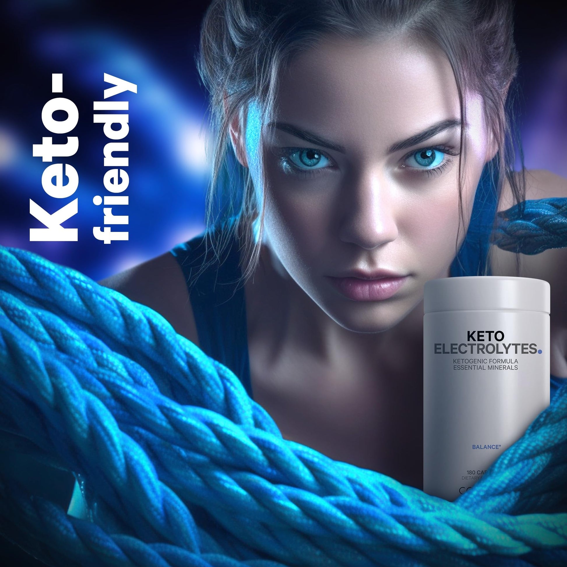 Keto Electrolytes Supplement – Vegan Electrolyte Tablets w Magnesium, Potassium Codeage