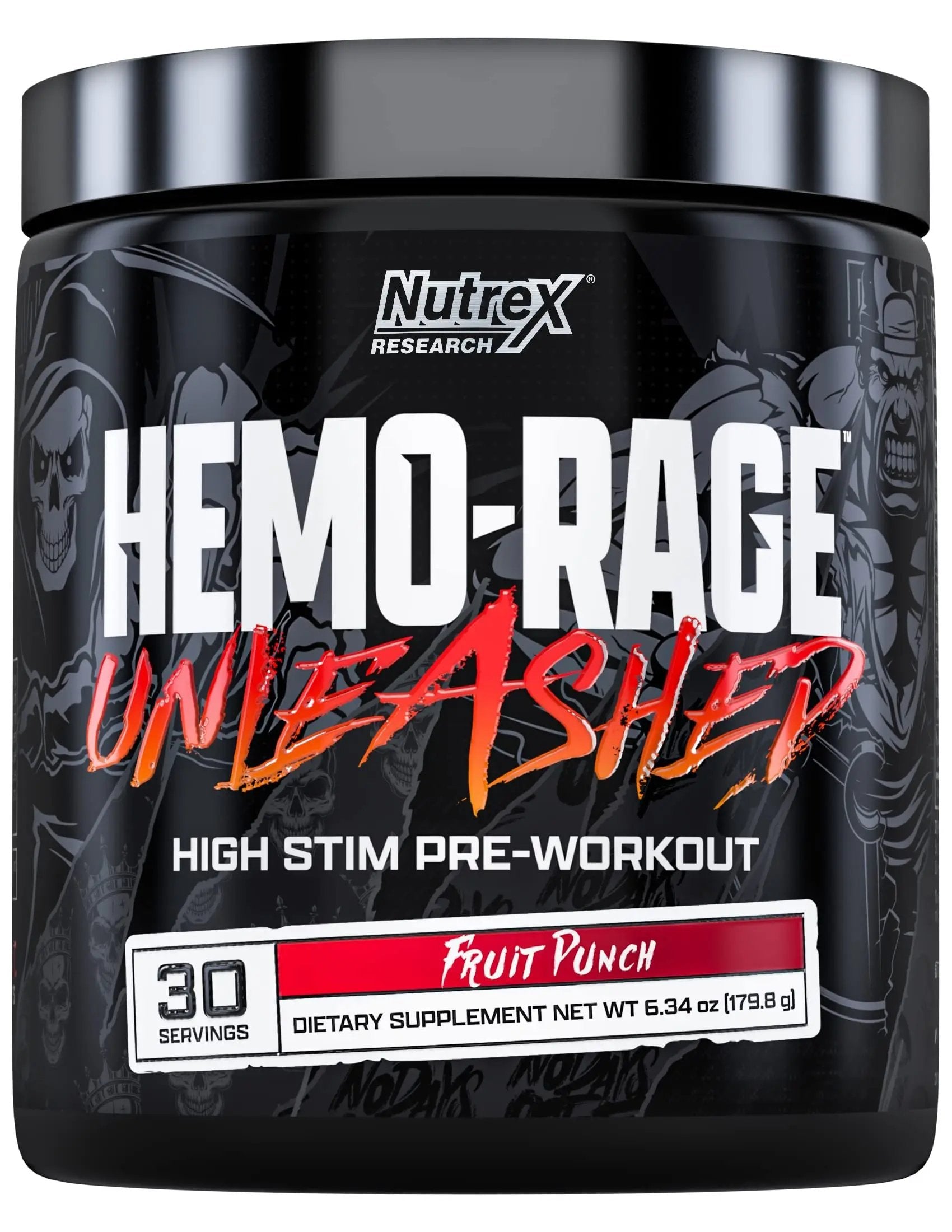 Nutrex Research Hemo-Rage Extreme High Stim Pre Workout Powder | Insane Lasting Energy