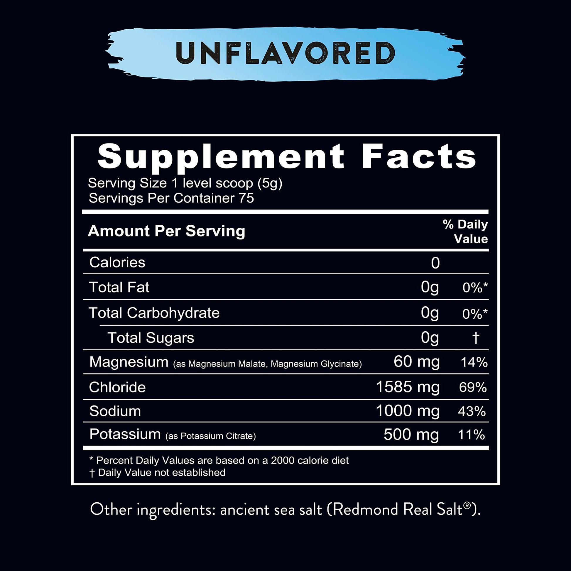 REDMOND Re-Lyte Hydration Electrolyte Mix (Unflavored) REDMOND