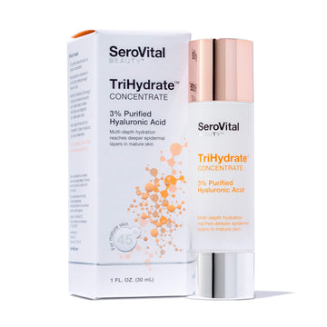 SeroVital Beauty TriHydrate Concentrate - 3% Hyaluronic Acid - 3 Forms - Anti Aging