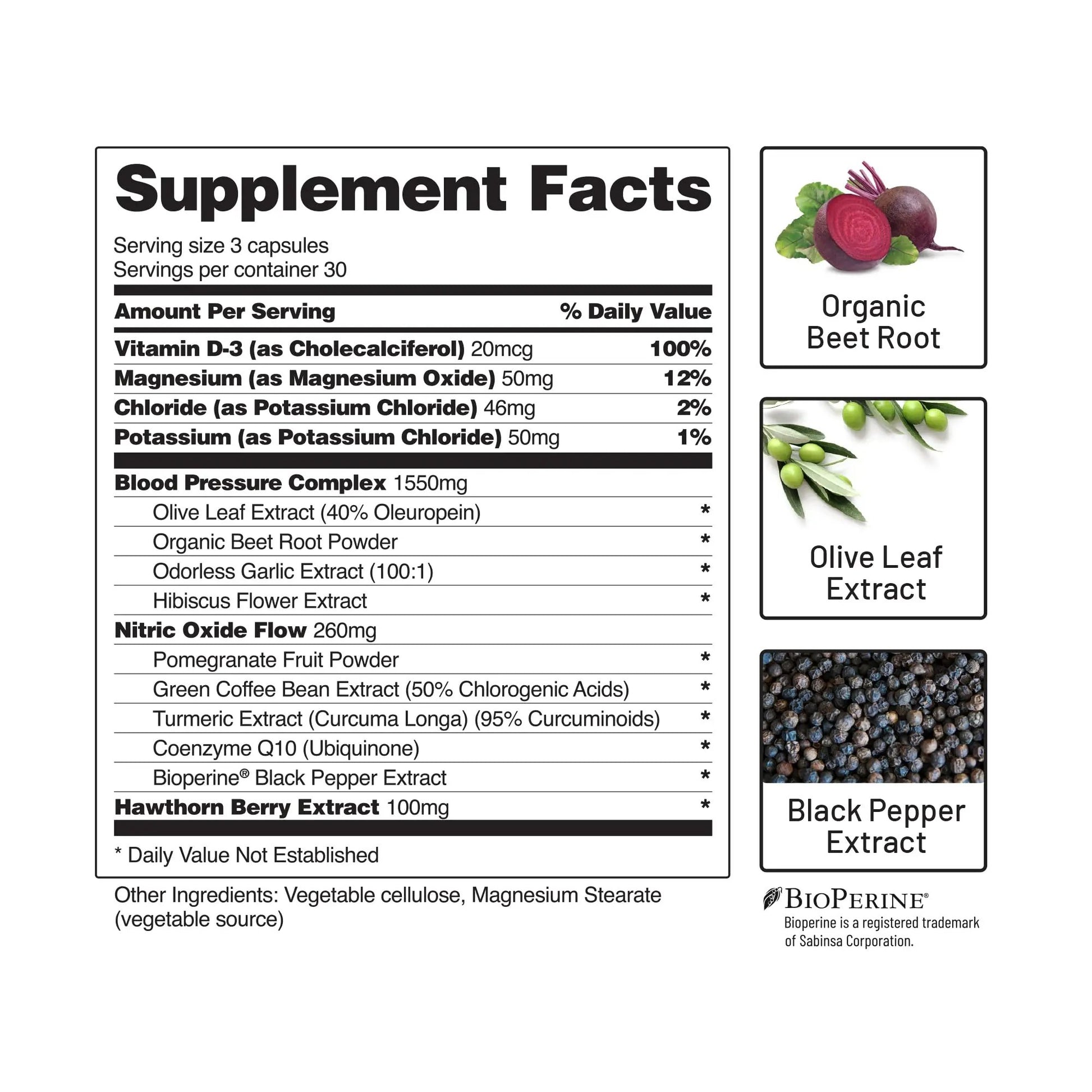 Snap Supplements Heart Health and Nitric Oxide Booster