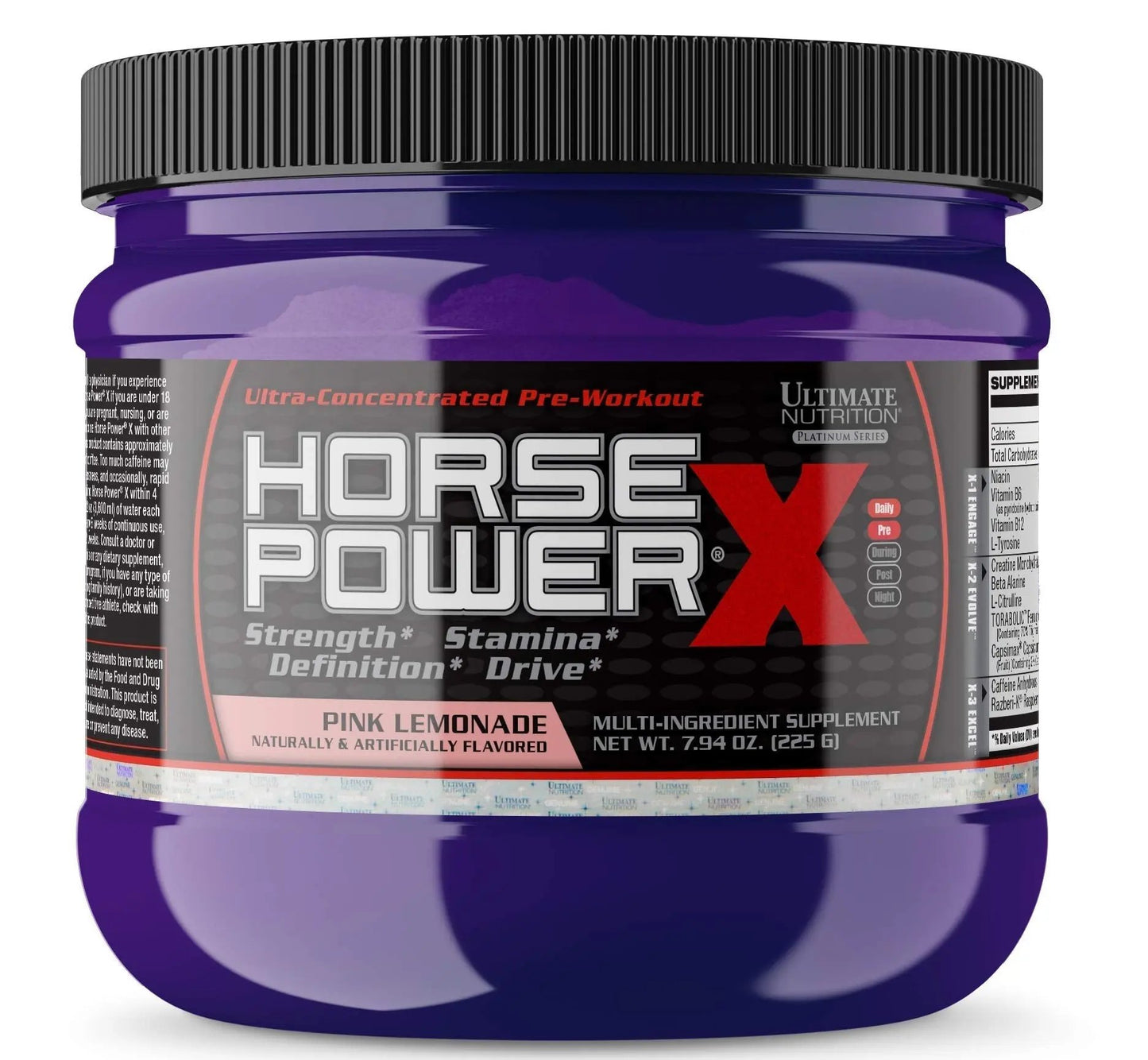 Ultimate Nutrition Horse Power X, Concentrated Pre Workout Supplement, Creatine