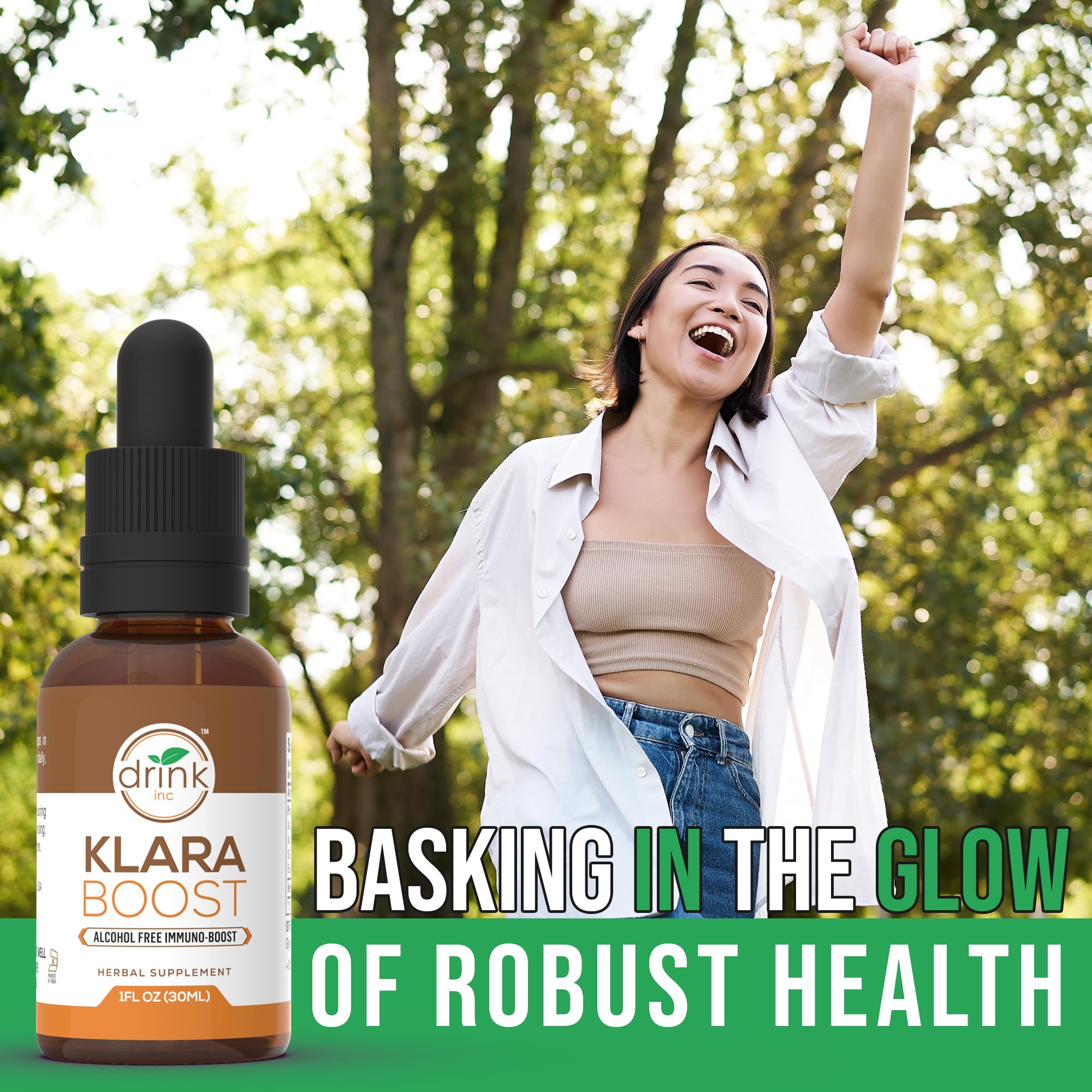 Drink Inc Klara Boost Alcohol Free Immuno-Boost | 30ML Herbal Supplement Drink Inc