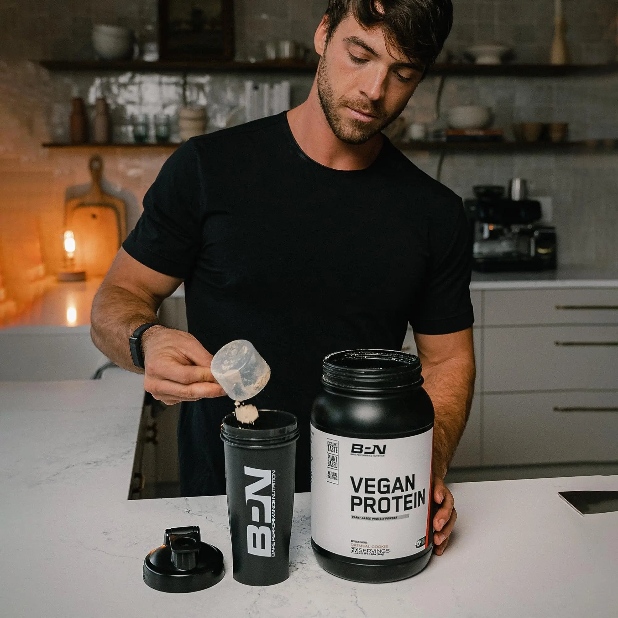 BARE PERFORMANCE NUTRITION, BPN Vegan Protein, Plant Based Protein, Vanilla BARE PERFORMANCE NUTRITION