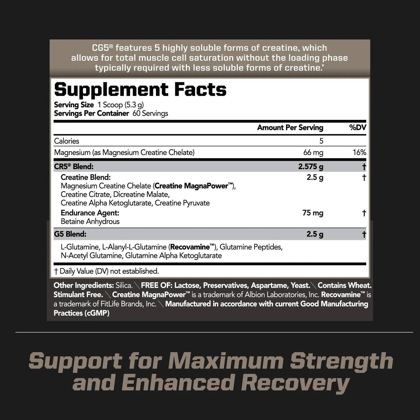 PMD Sports Ultra Pump Fuel Insanity - Pre Workout – Cherry Bombsicle (30 Servings) Sports CG5 Premium Creatine and L-Glutamine Powder (60 Servings)