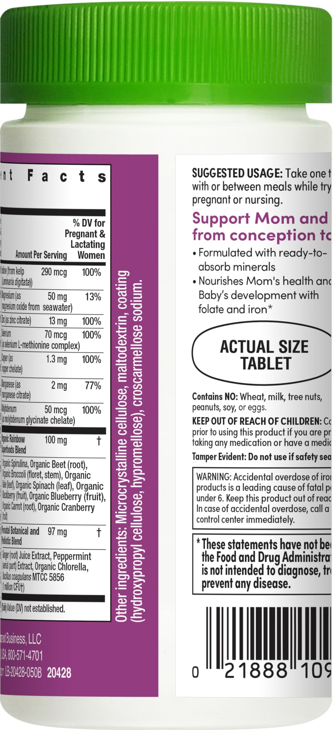 Rainbow Light Prenatal One Multi, 50 Tablets