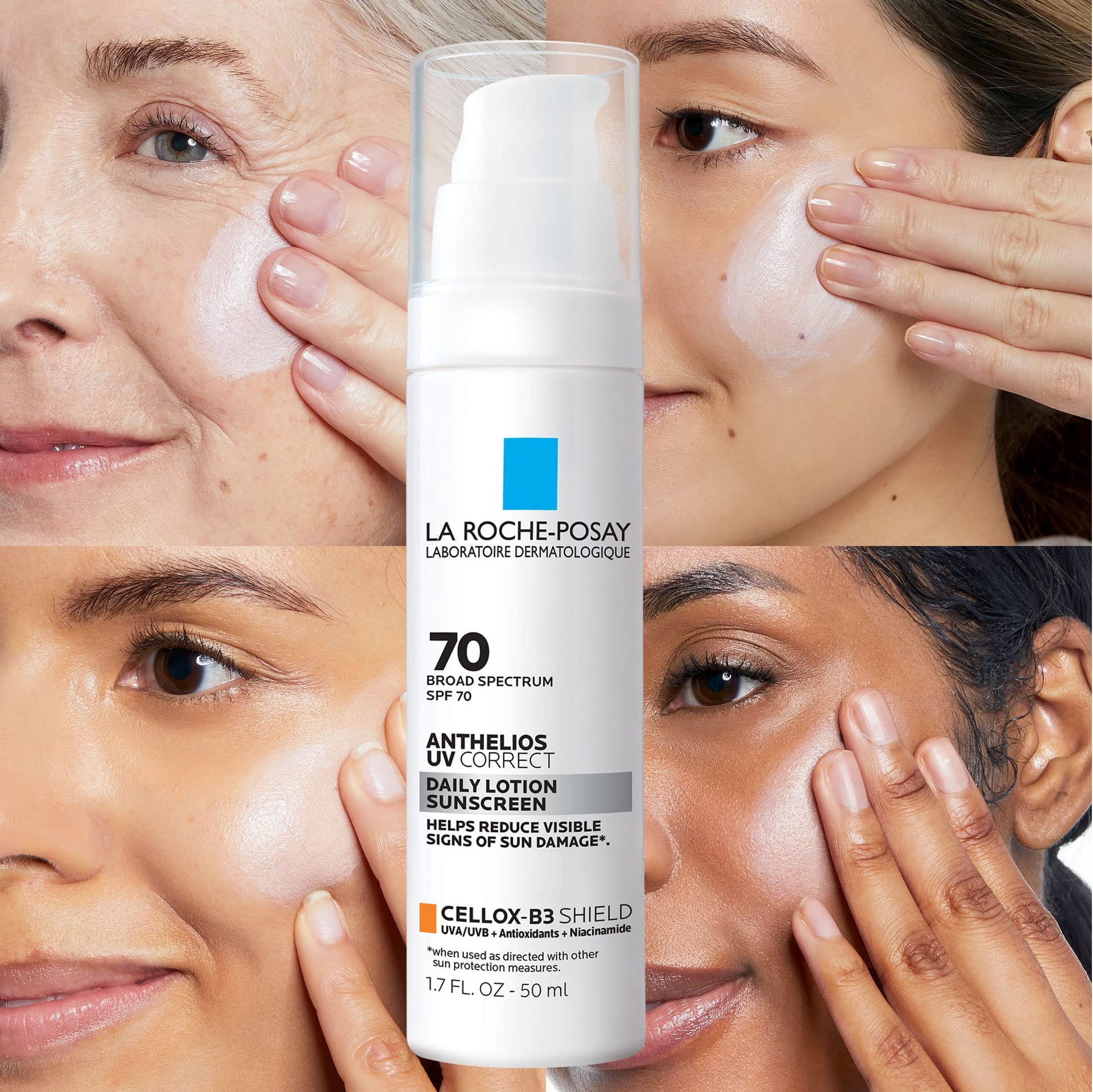 La Roche-Posay Anthelios UV Correct Sunscreen Moisturizer SPF 70, Daily La Roche-Posay