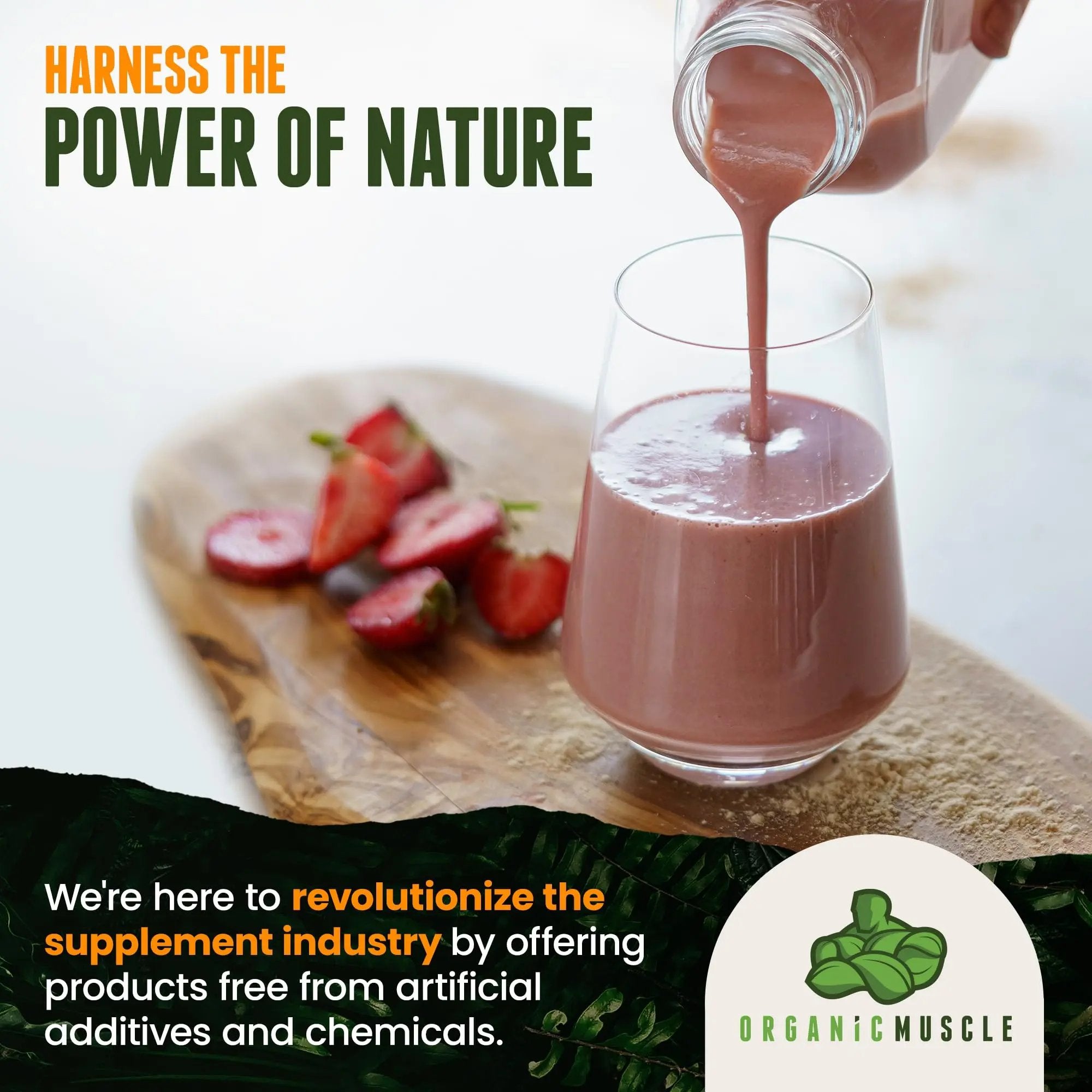 Organic Muscle Superfood Pre Workout Powder for Men & Women, Lemon Berry Organic Muscle