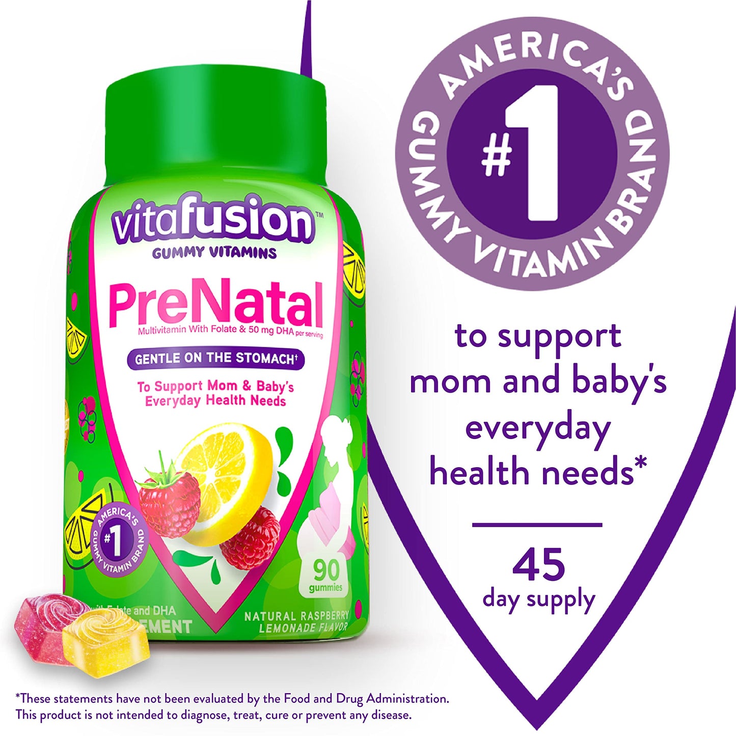 SmartyPants Prenatal Vitamins for Women, Multivitamin Gummies: Omega 3 Fish Oil (EPA/DHA)