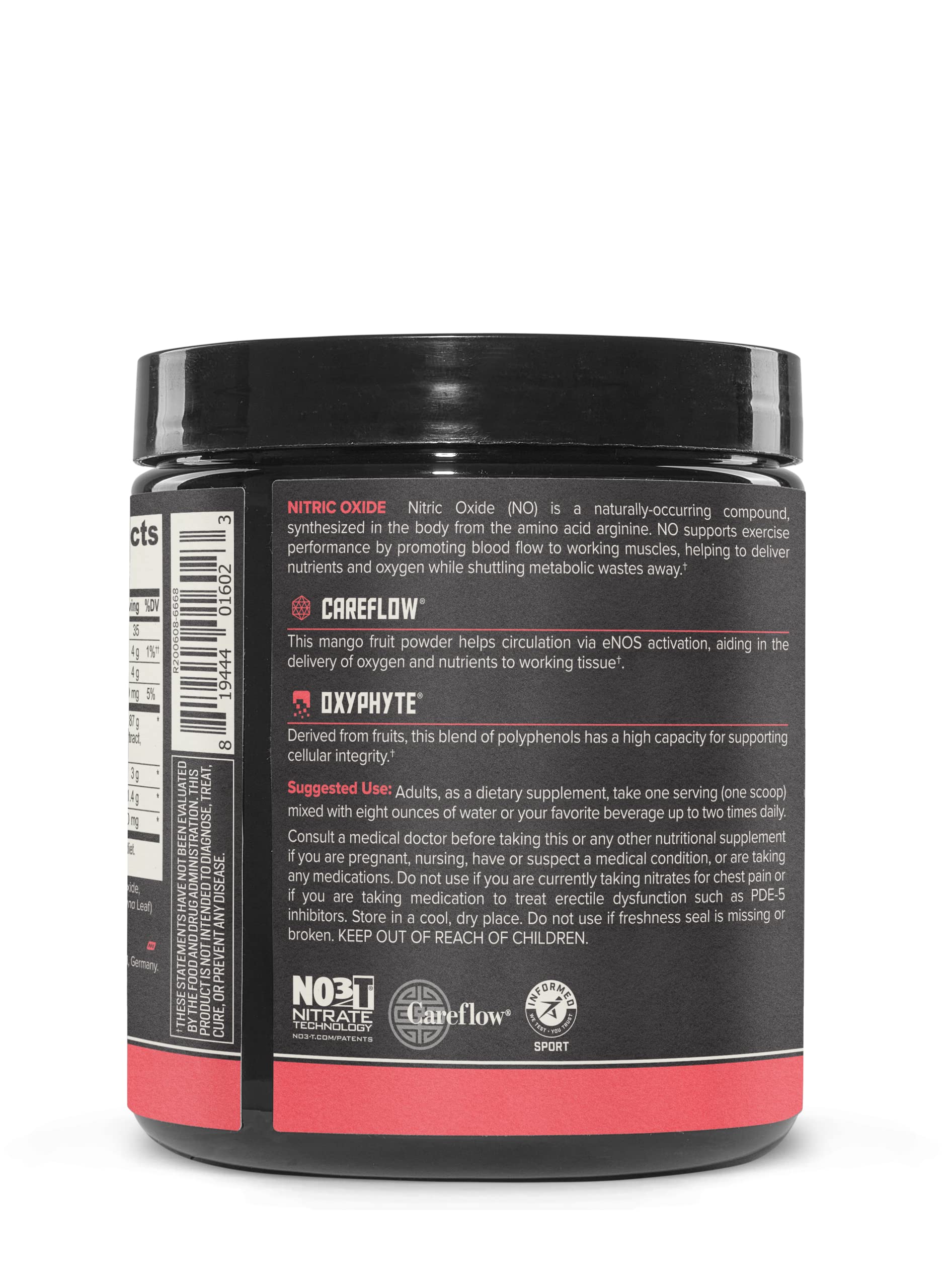 ONNIT Total Nitric Oxide - Caffeine Free Pre Workout Powder w/ Beet Root, L Arginine ONNIT