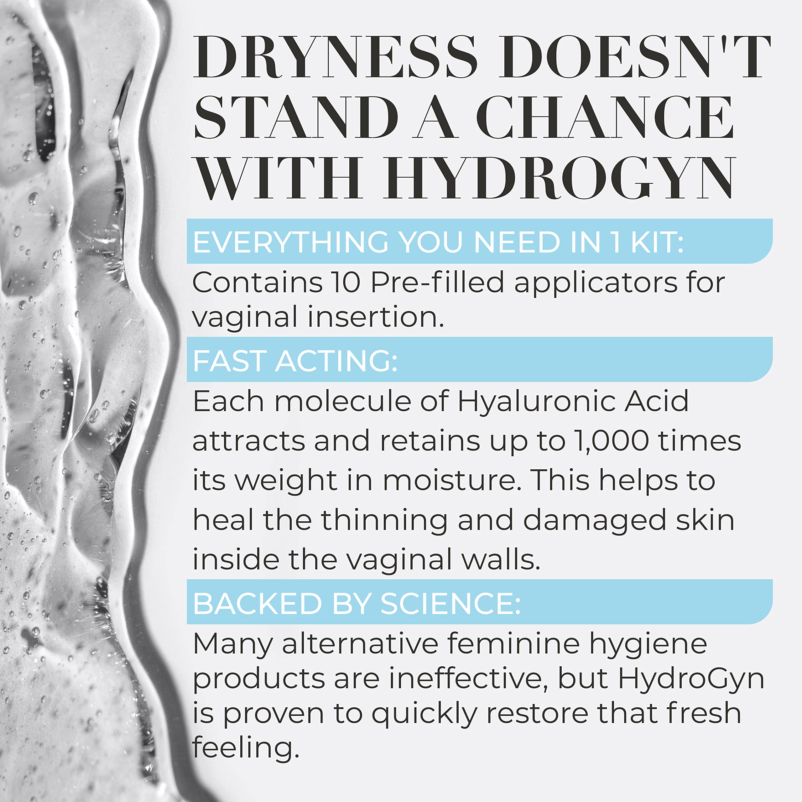 Terramed Just Think Comfort Hydro GYN Vaginal Moisturizer | Long-Lasting Dryness Terramed Just Think Comfort