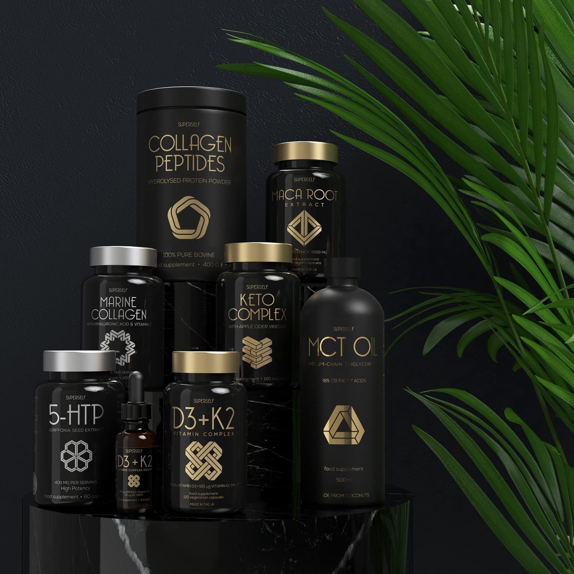 Premium Collagen Powder - Collagen Supplements for Women & Men - Pure Bovine Collagen Peptides 400g SuperSelf