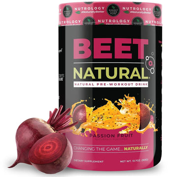 Nutrology Beet Natural O2, Pre Workout Powder, Energy, Endurance; Nitric Oxide Booster
