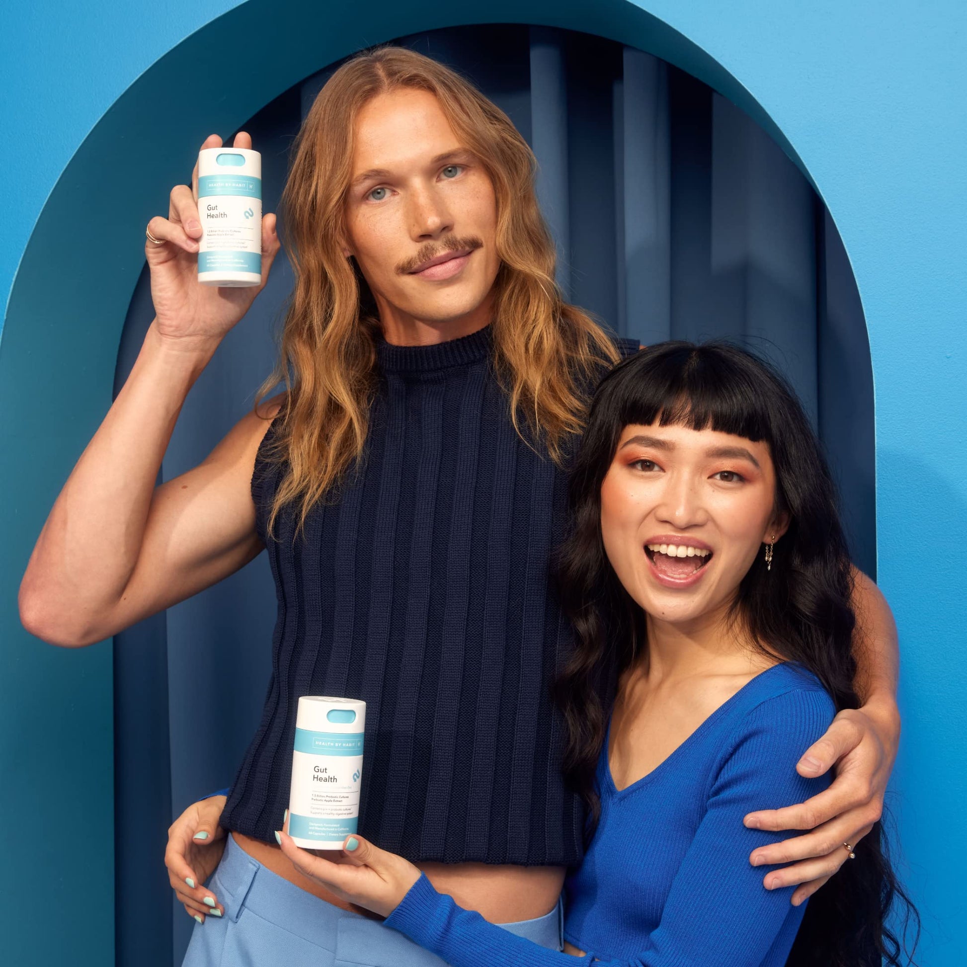 Health By Habit Gut Health Supplement (60 Capsules) - Contains 1.5 Billion probiotic Health By Habit