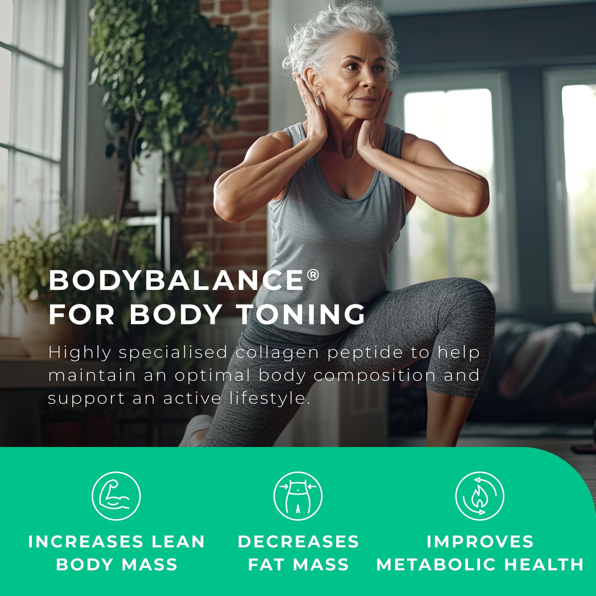 BODYBALANCE® Collagen Powder by LLS - Hydrolysed Bovine Collagen Peptides Types 1 & 3 with Vitamin C - Joint, Ligament LOVE LIFE SUPPLEMENTS