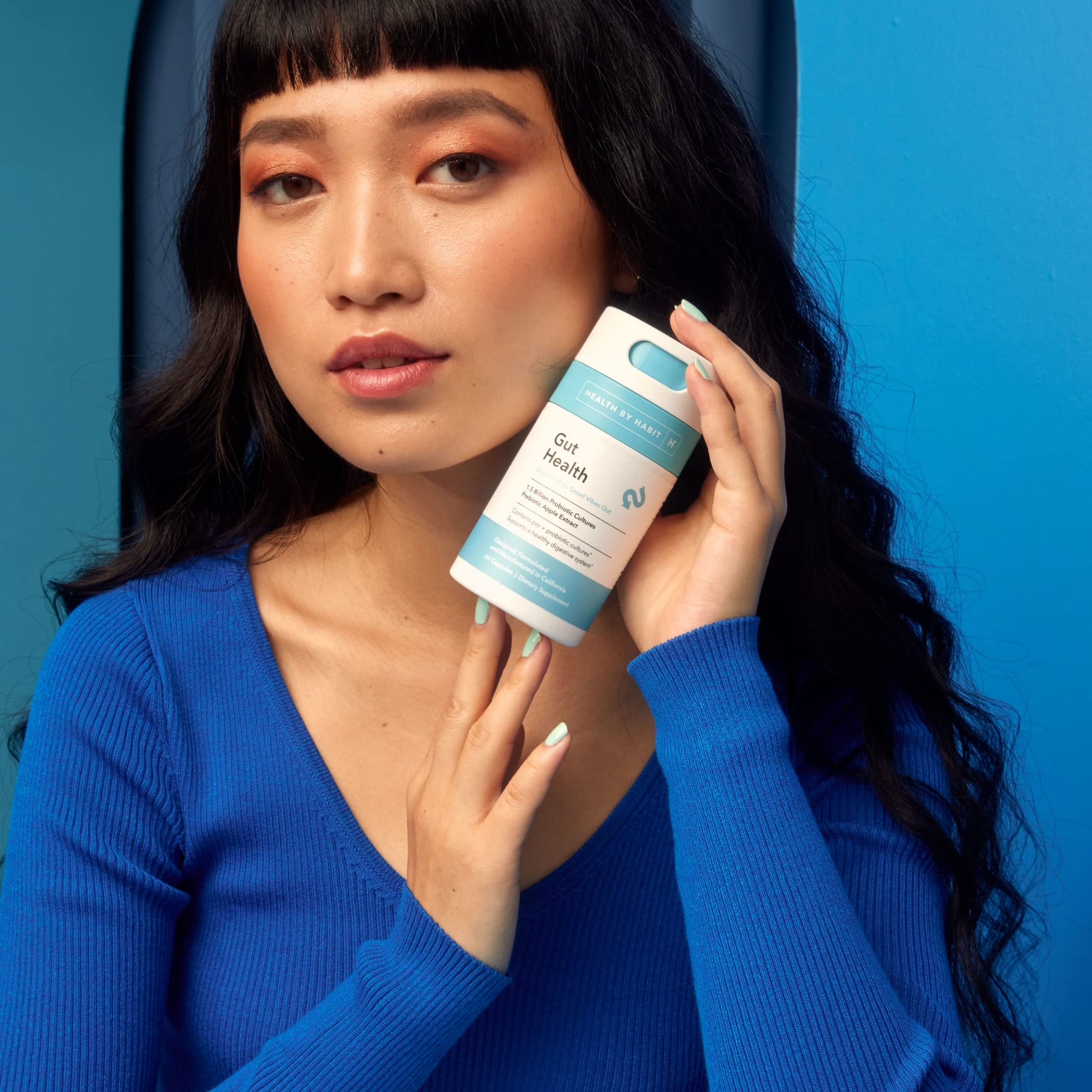 Health By Habit Gut Health Supplement (60 Capsules) - Contains 1.5 Billion probiotic Health By Habit