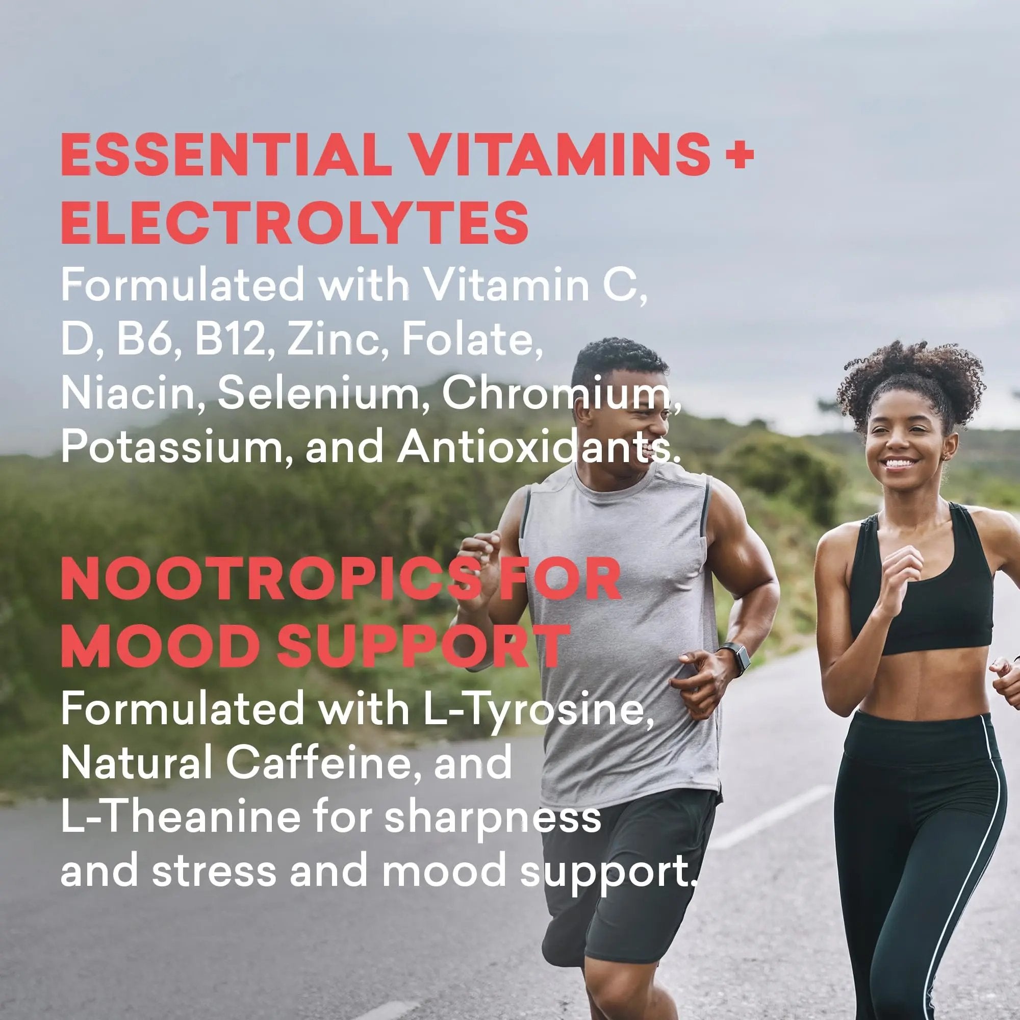 EBOOST Energy Drink Powder, Super Fuel - Strawberry Lemonade, 14 Packets - Pre-Workout Powder Energy Drink Mix - Natural Energy, L-Tyrosine, L-Theanine & Vitamins - Preworkout for Women & Men To Go