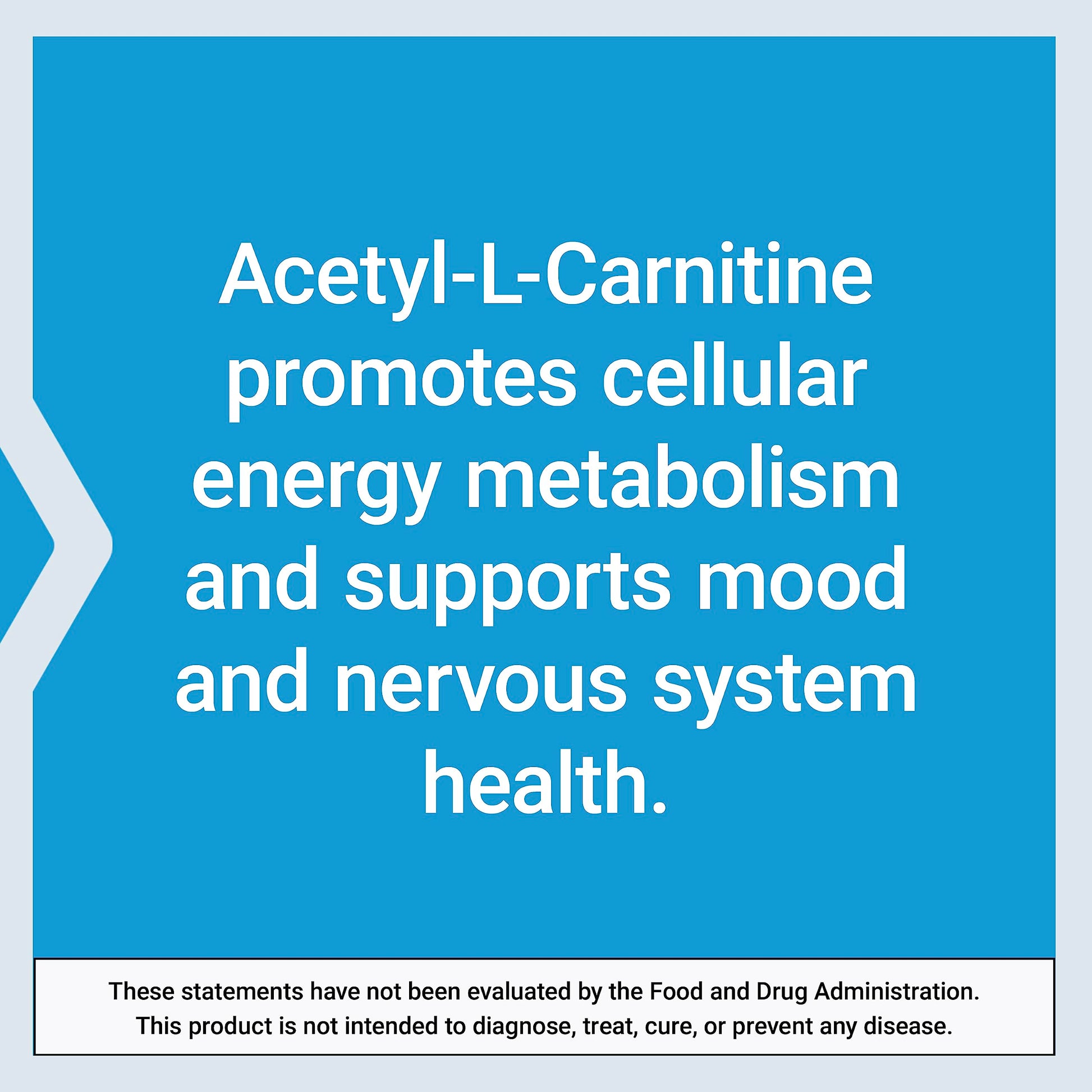 Life Extension Acetyl-L-Carnitine, Acetyl-L-Carnitine, vitamin C, Brain, mood & nerve health Life Extension