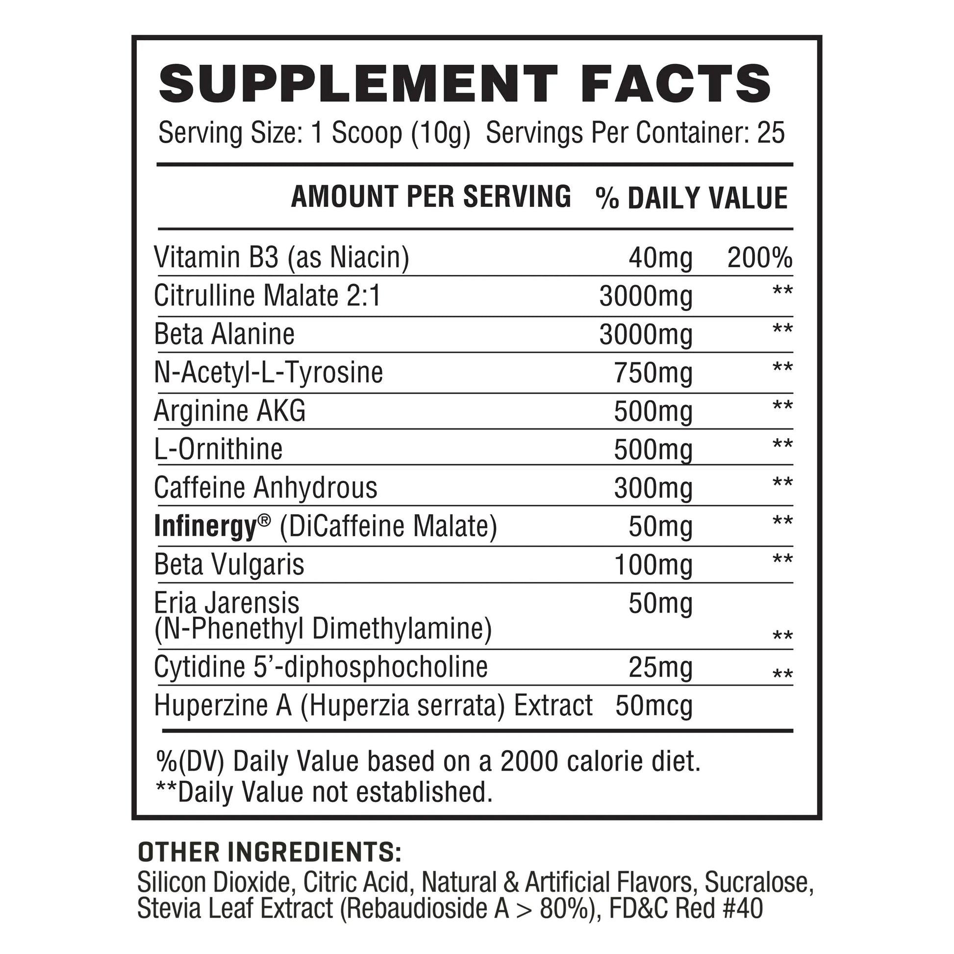 PWR Labz Pre Workout - Pump · Focus · Energy · L-Citrulline, L-Tyrosine, Agmatine, Alpha GPC (Tropic Thunder)