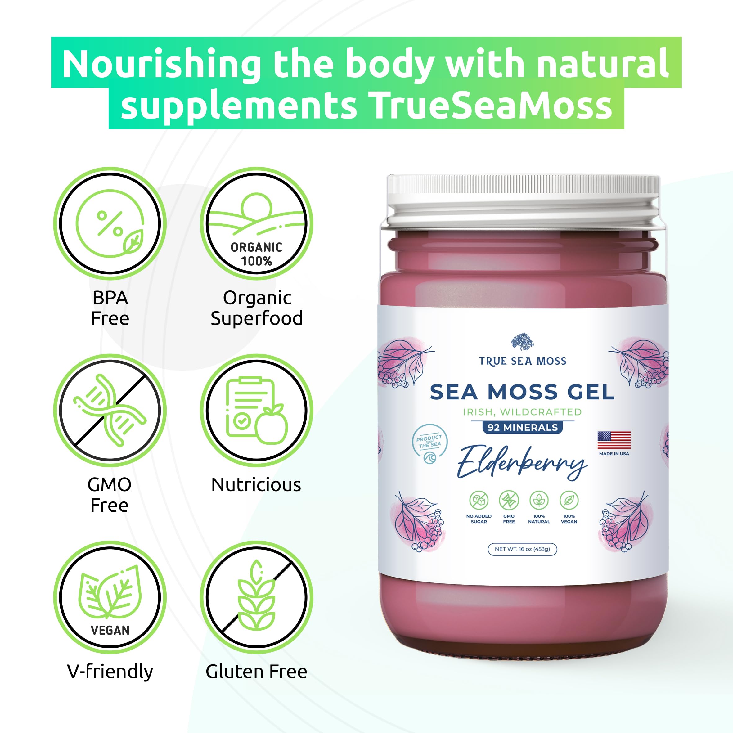 Irish Sea Moss Gel TrueSeaMoss