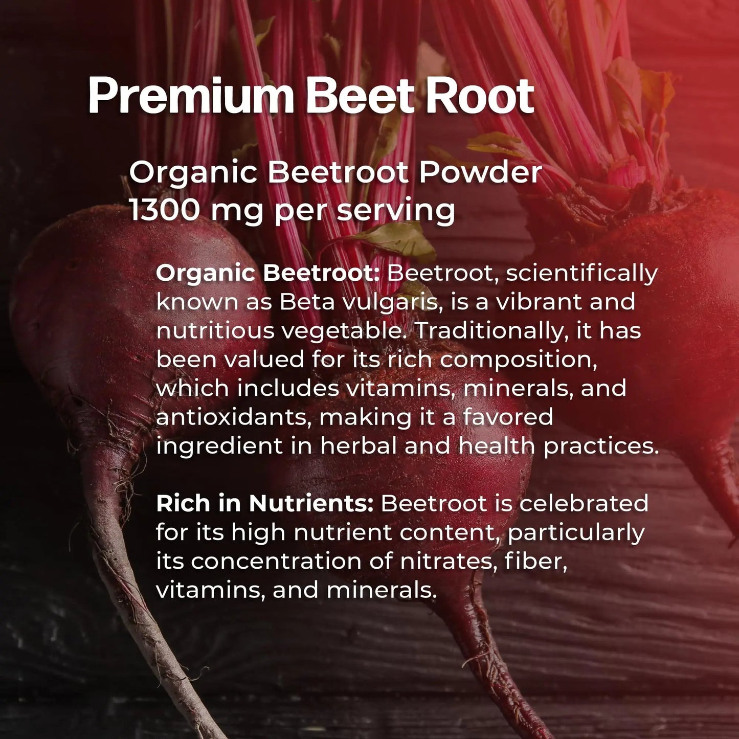 Socotra Health Beet Root Capsules - Made with Premium Organic Beetroot Powder for Heart Health, Circulation, Energy and Stamina Support - Non-GMO, Gluten-Free - 60 Vegan Capsules