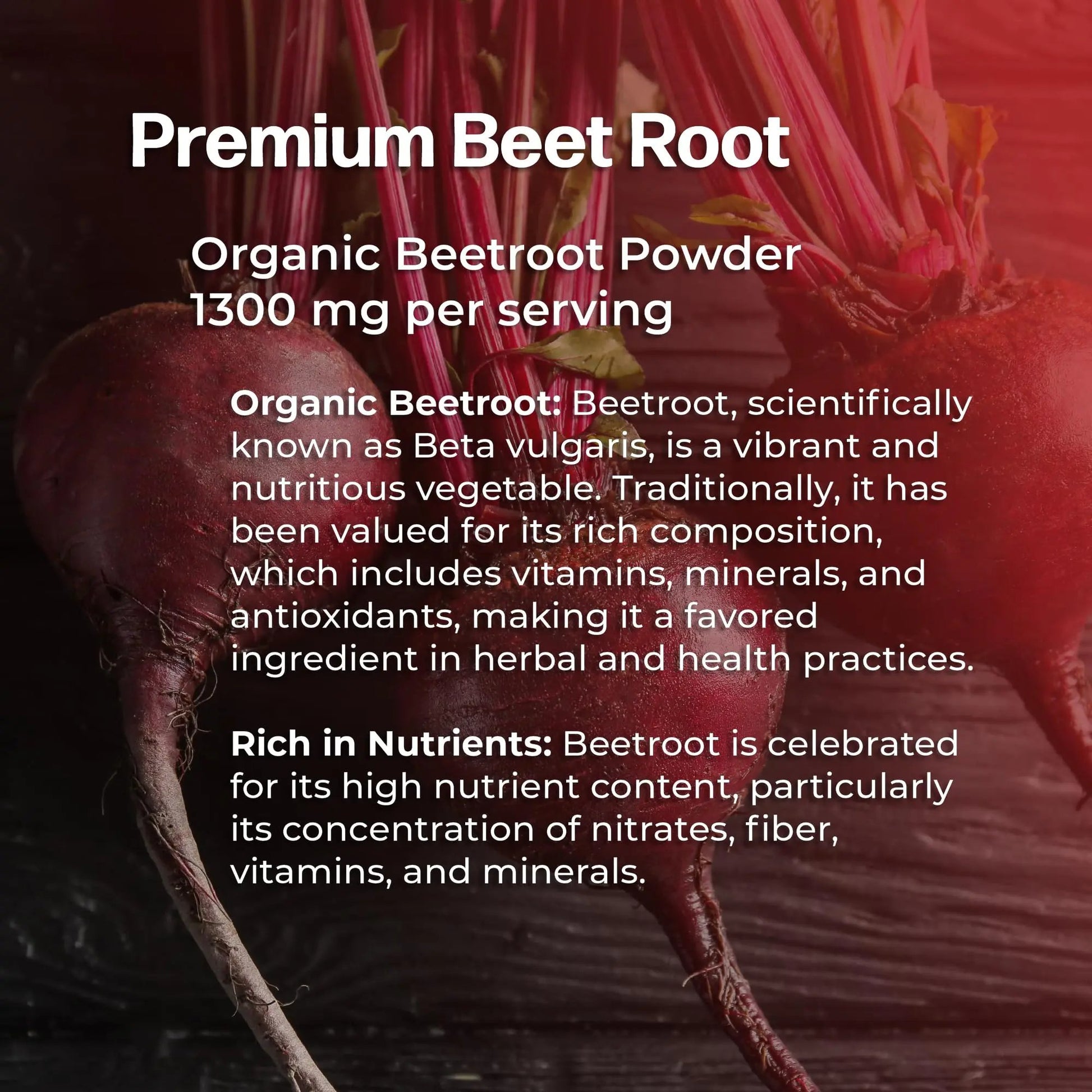 Socotra Health Beet Root Capsules - Made with Premium Organic Beetroot Powder for Heart Health, Circulation, Energy and Stamina Support - Non-GMO, Gluten-Free - 60 Vegan Capsules