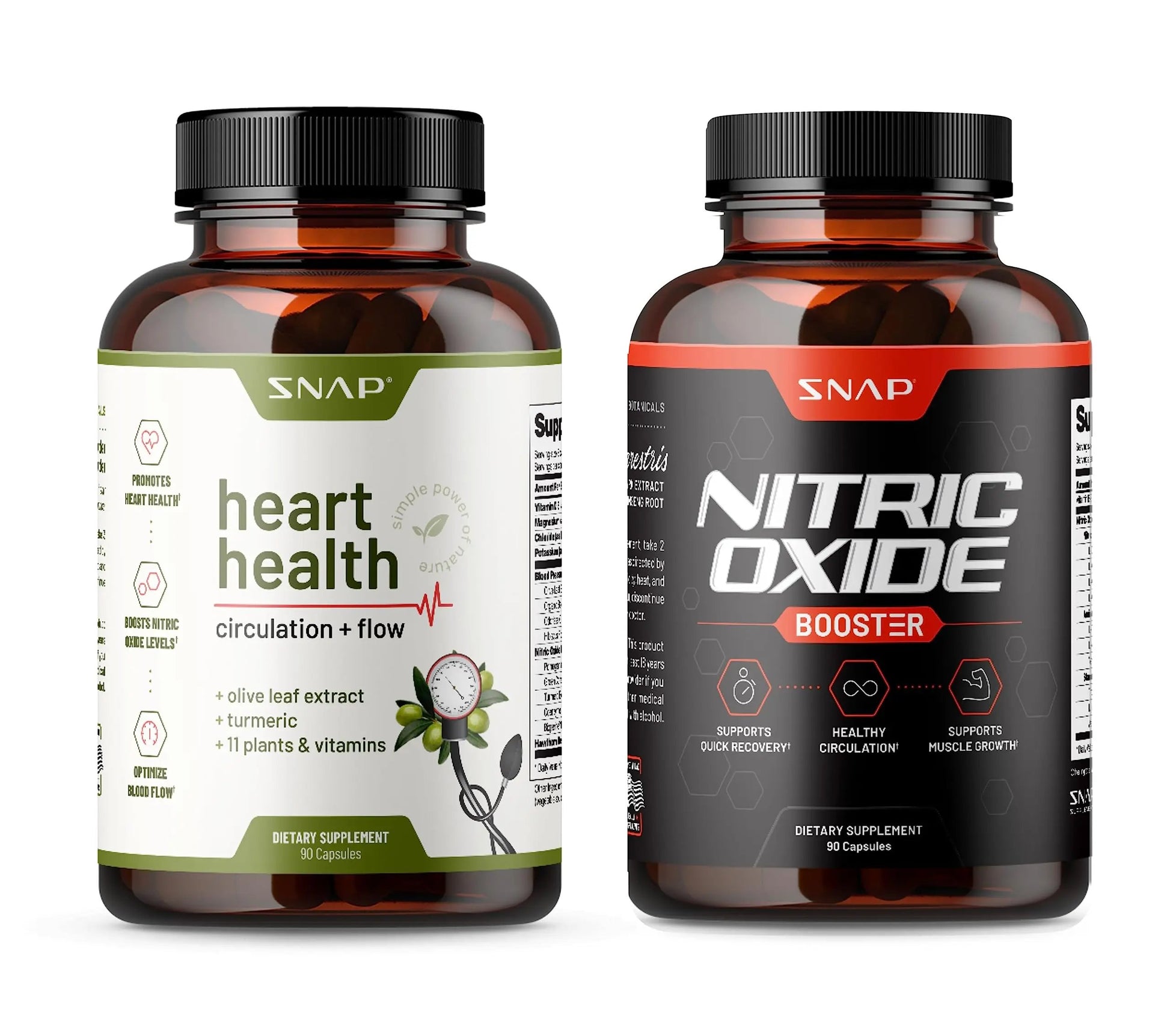 Snap Supplements Heart Health and Nitric Oxide Booster