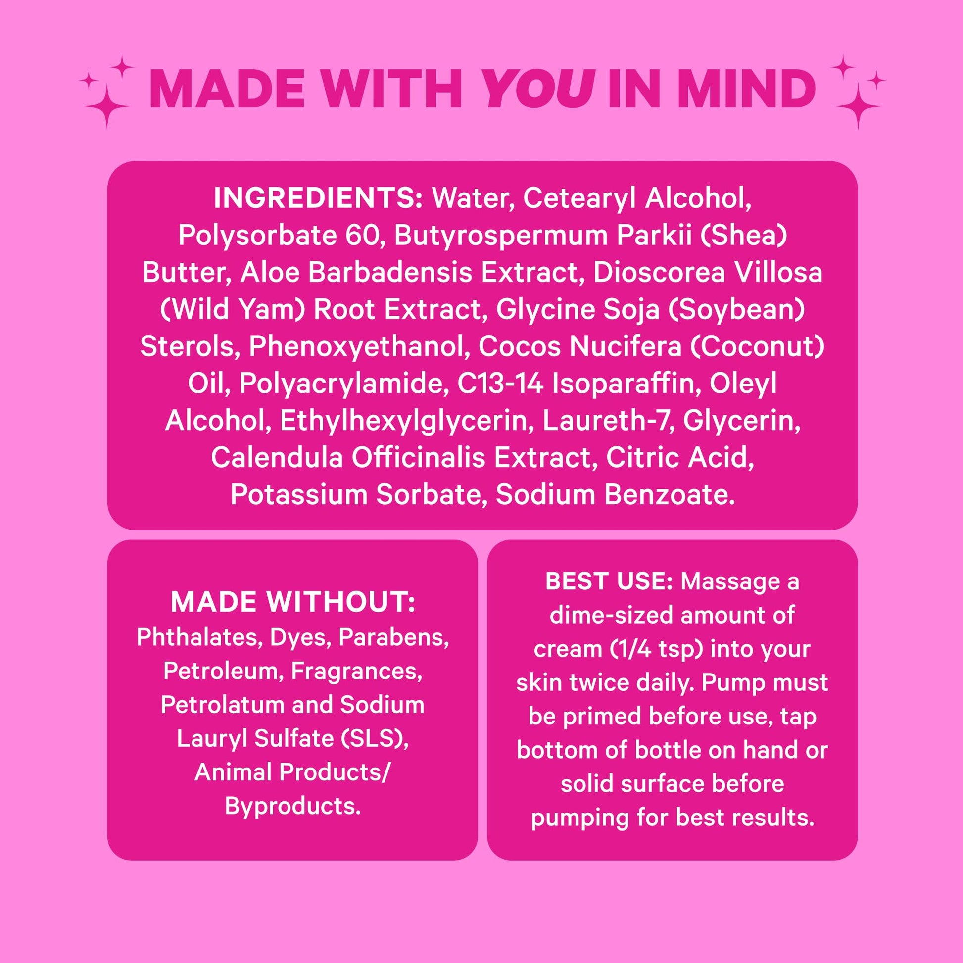 Pink Stork Menopause Supplement & Progesterone Cream for Women to Support Hormone Balance Pink Stork