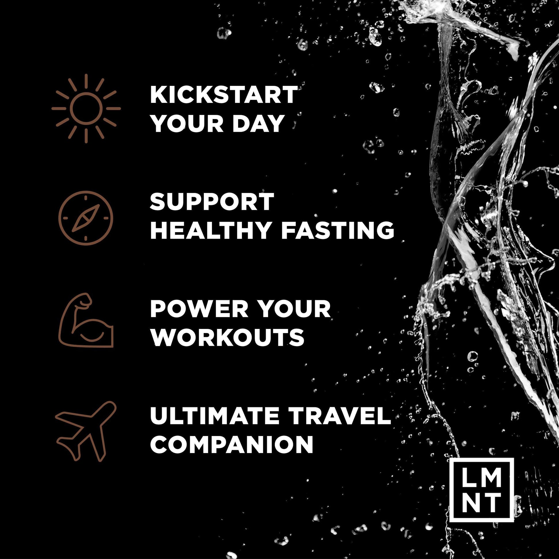 LMNT Zero-Sugar Electrolytes - Hot Chocolate Salt - Hydration Powder Packets Drink LMNT