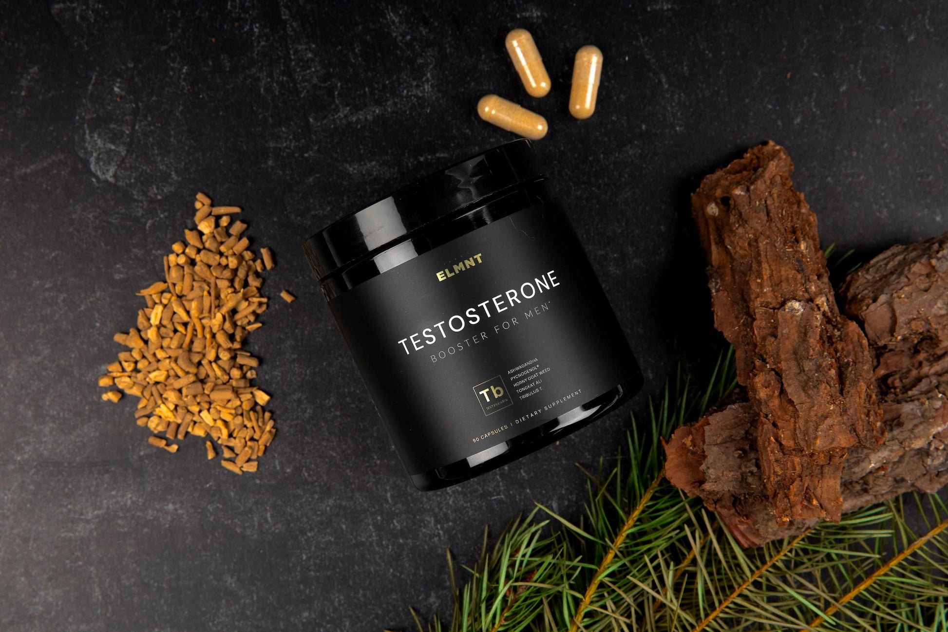 21,800mg Testosterone Booster for Men 8X Strength w. Ashwagandha, Tongkat Ali, Pycnogenol, Tribulus - Total T Male Enhancing Test Booster + Muscle Builder Workout Testosterone Supplement for Men TERRA ELMNT