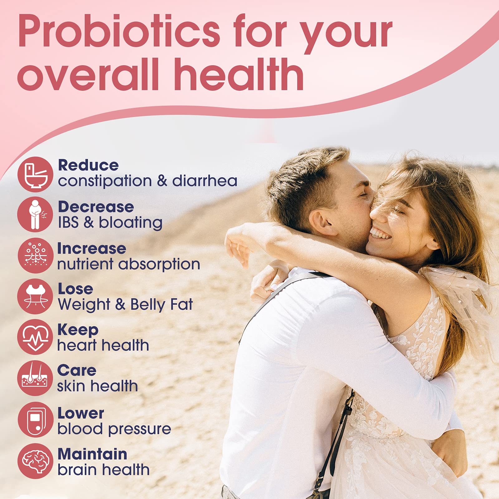 Probiotics-for-Women Prebiotics-and-Probiotics-Powder, 100-Billion-CFUs 45-Day-Supply NATURE TARGET