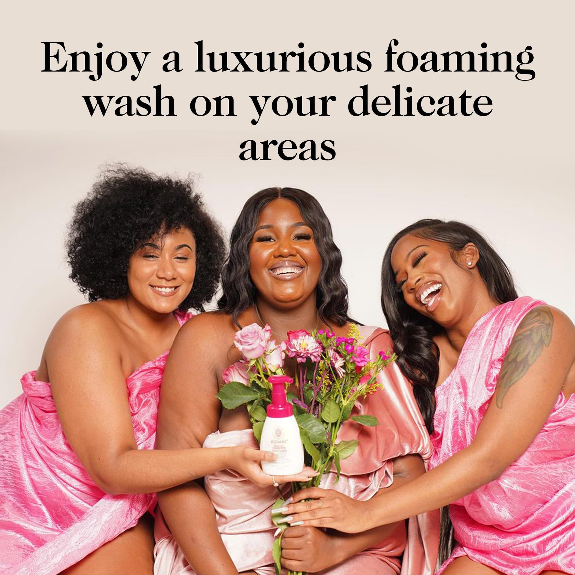 Kushae Gentle 2-in-1 Foaming Wash, pH Balance Feminine Wash for Optimal Hygiene Kushae