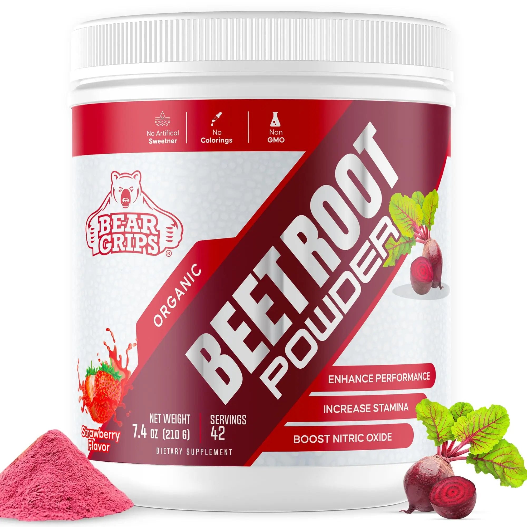 Organic Beet Root Powder - Nitric Oxide Supplement Super Food Beets Supplements