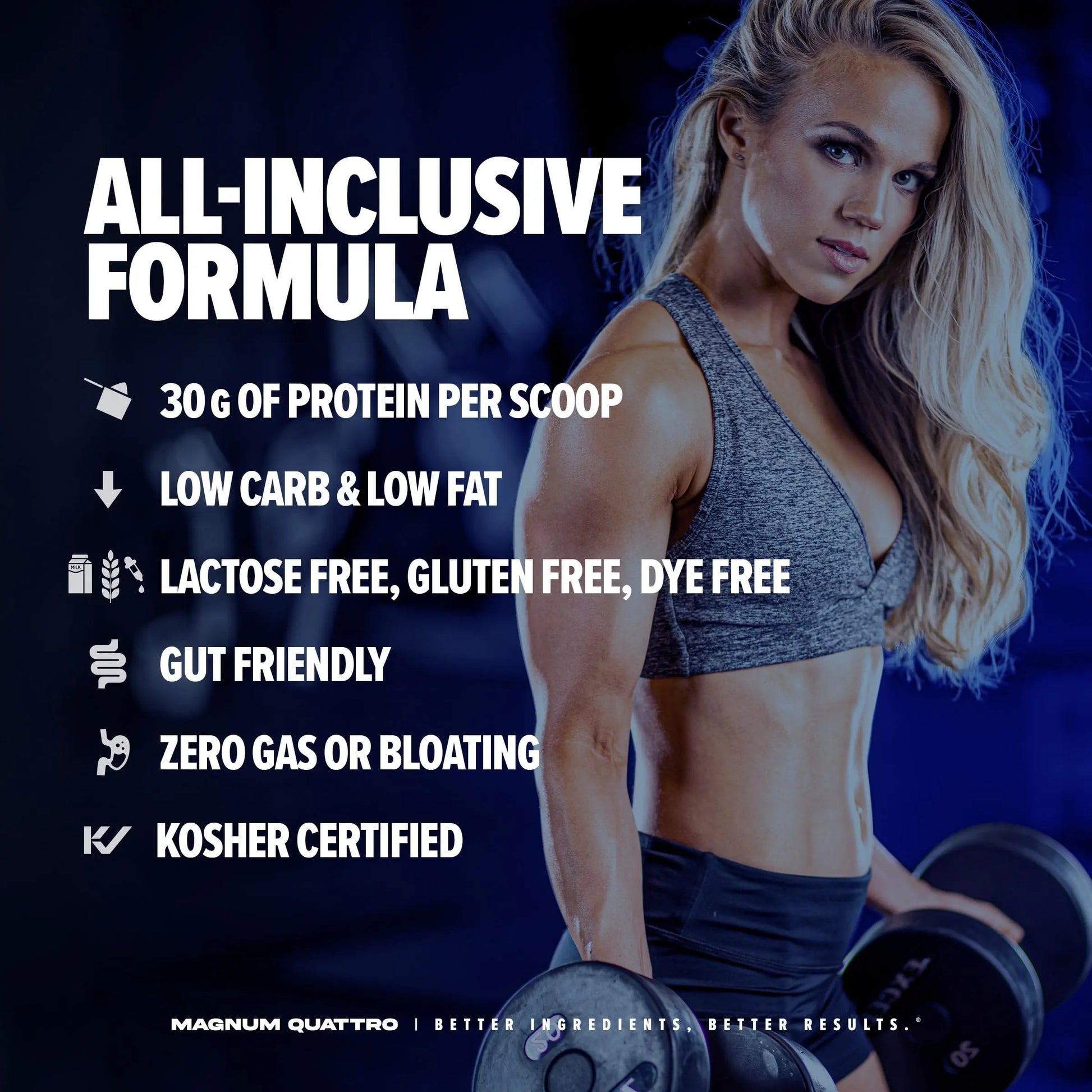 Magnum Nutraceuticals Quattro -, Peanut Butter Cups, 4LB - May Support Muscle Growth & Recovery