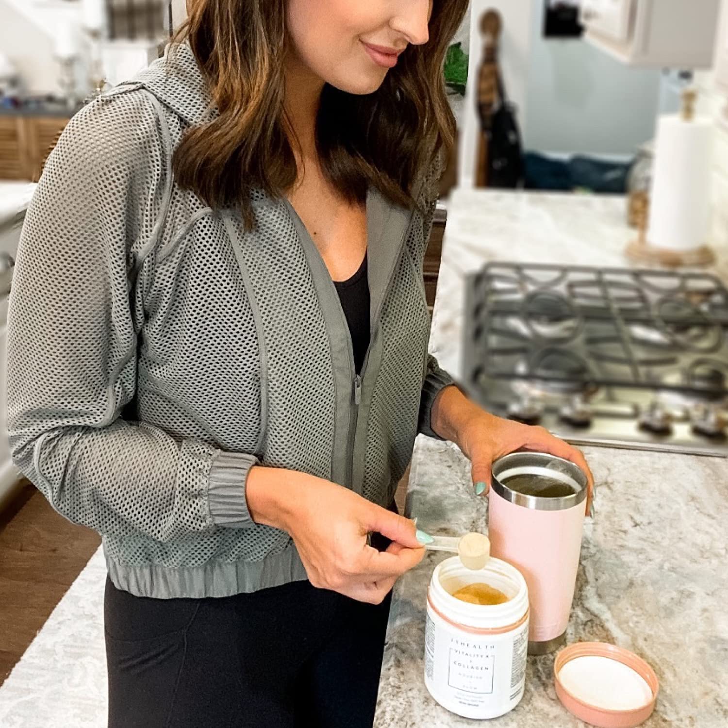 JSHealth Vitamins Vitality X + Collagen - Beauty Powder Supplement with Vitamins C & E JSHealth