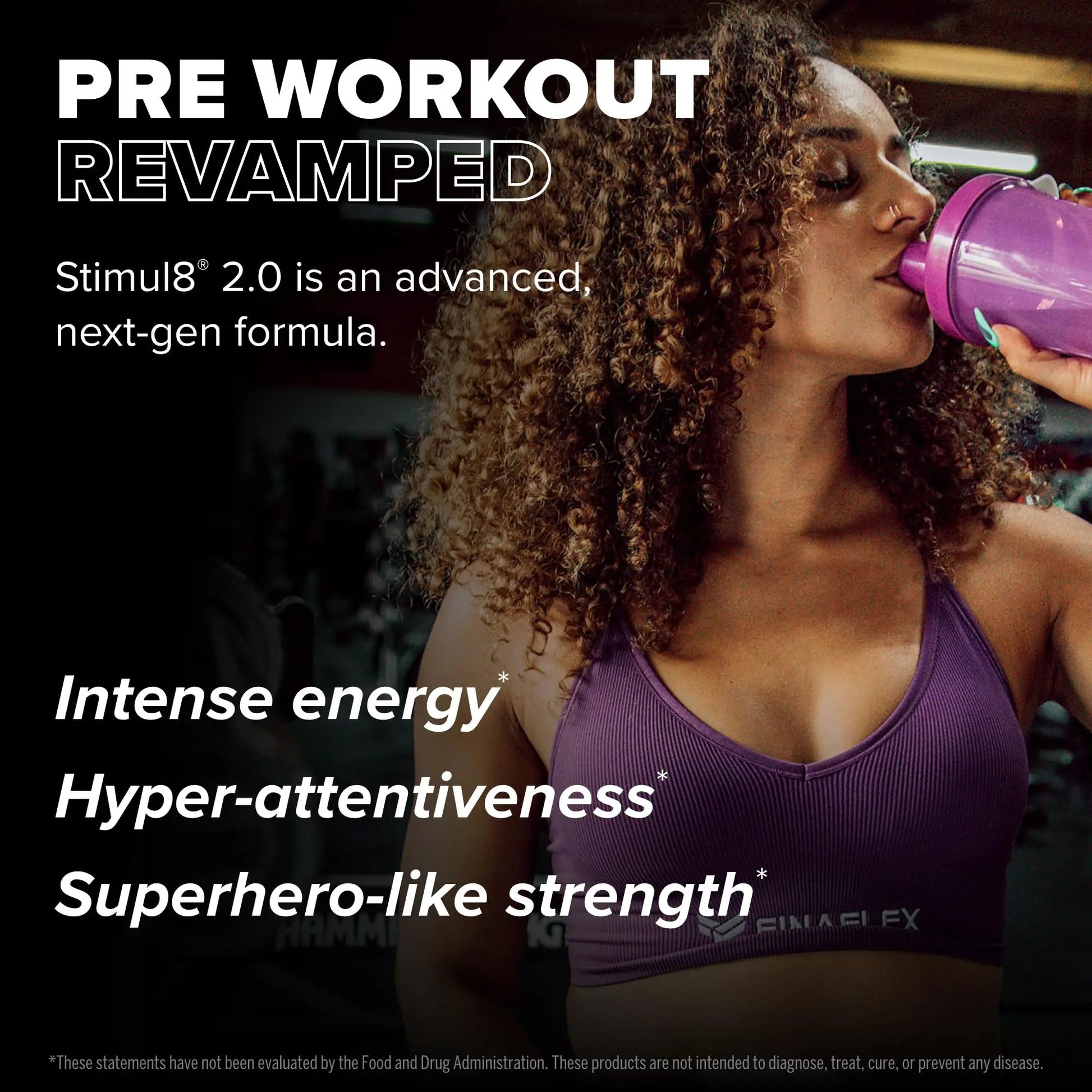 FINAFLEX STIMUL8 2.0 Pre Workout, Granny Apple - Delivers Energy, Focus & Strength - with Beta-Alanine, Alpha GPC & Caffeine - 30 Servings