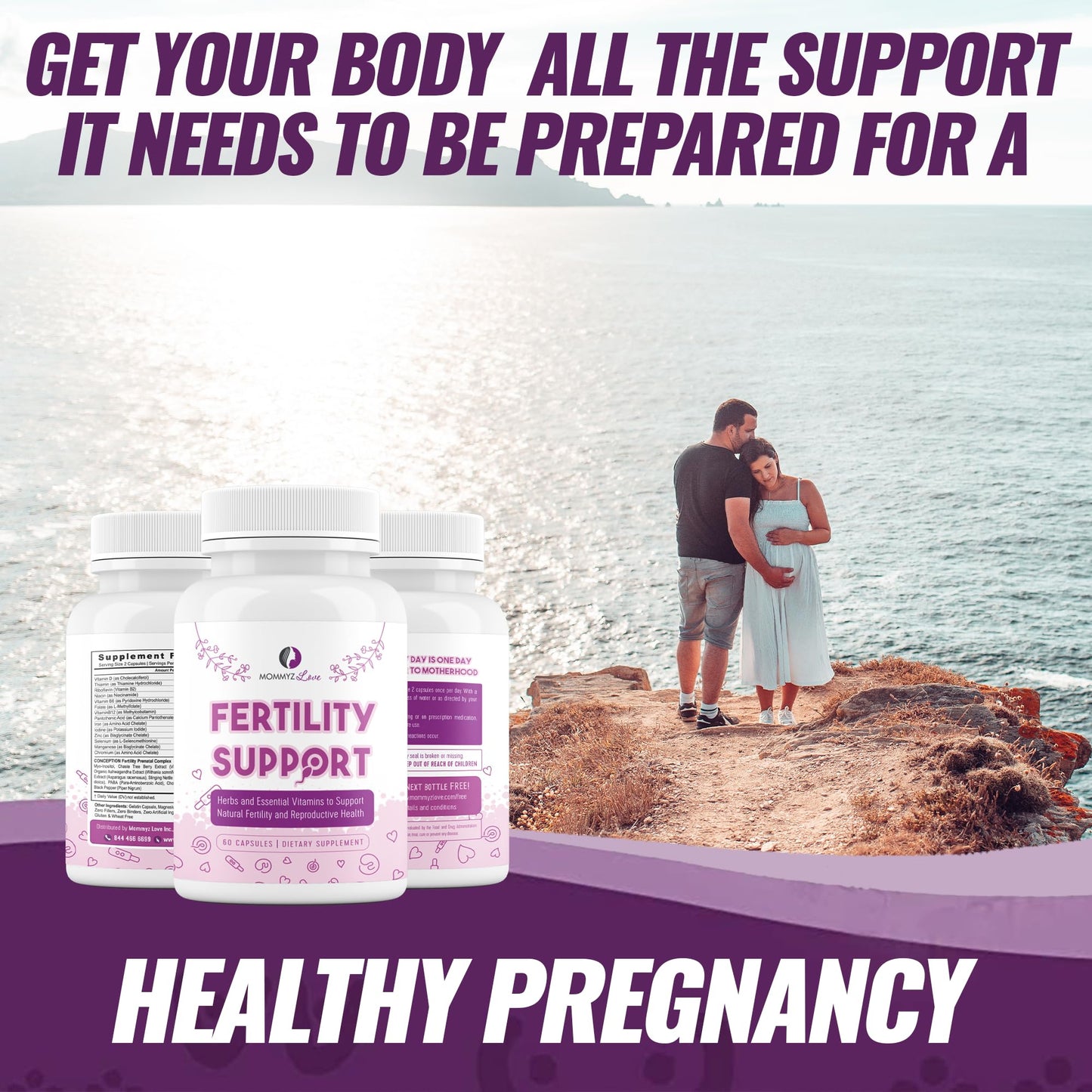 Mommyz Love Womens Multivitamin for Hormonal Balance, Antioxidant Defense, Immune Support Plus
